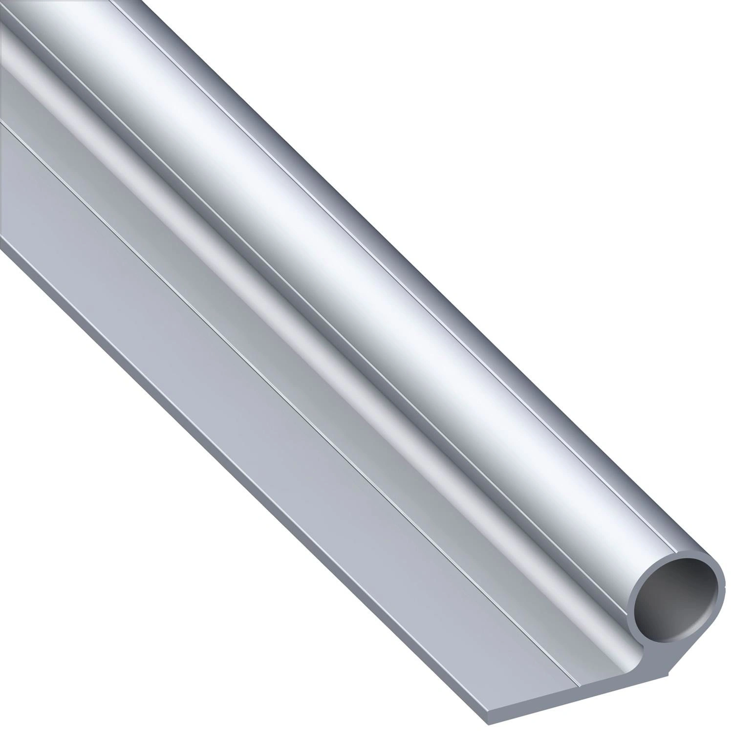 Scharnierprofil, Combitech®, Silber, Aluminium