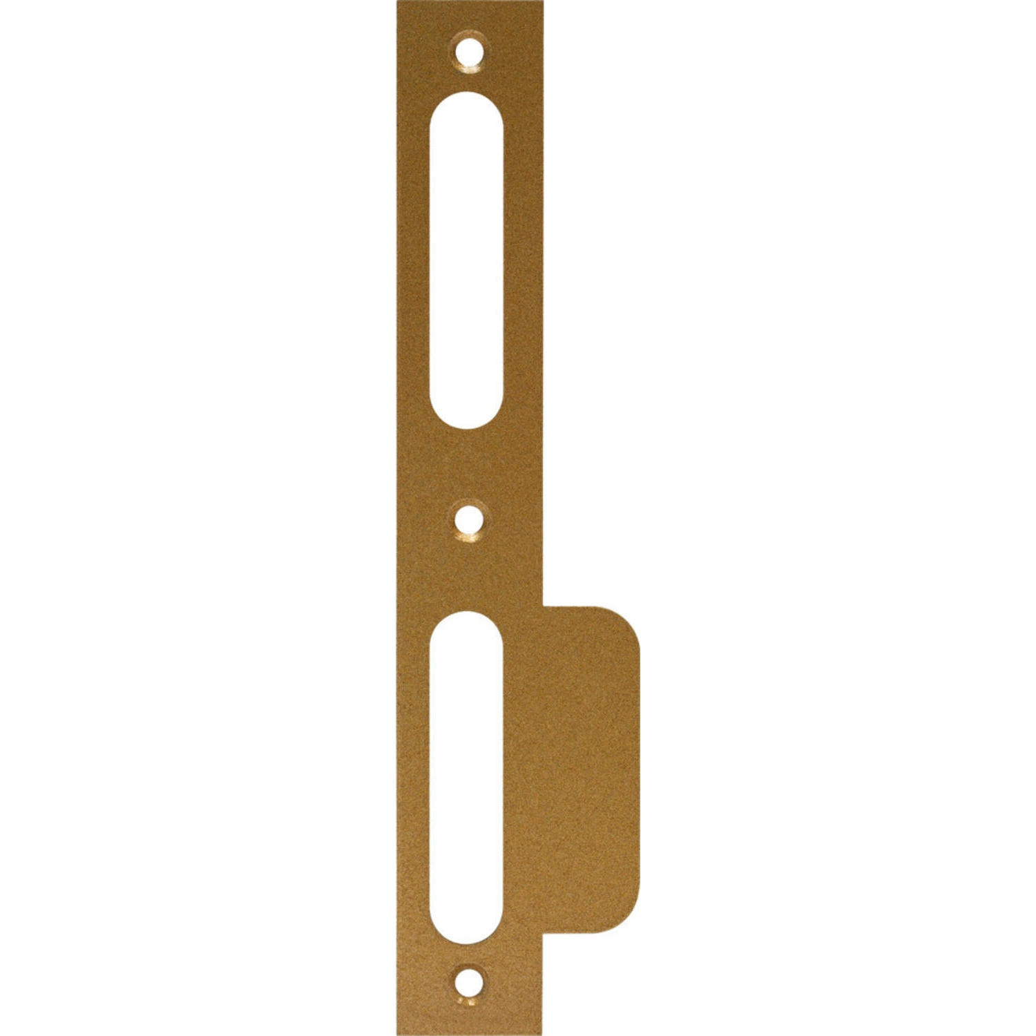 Schließblech, Stahl, goldfarben