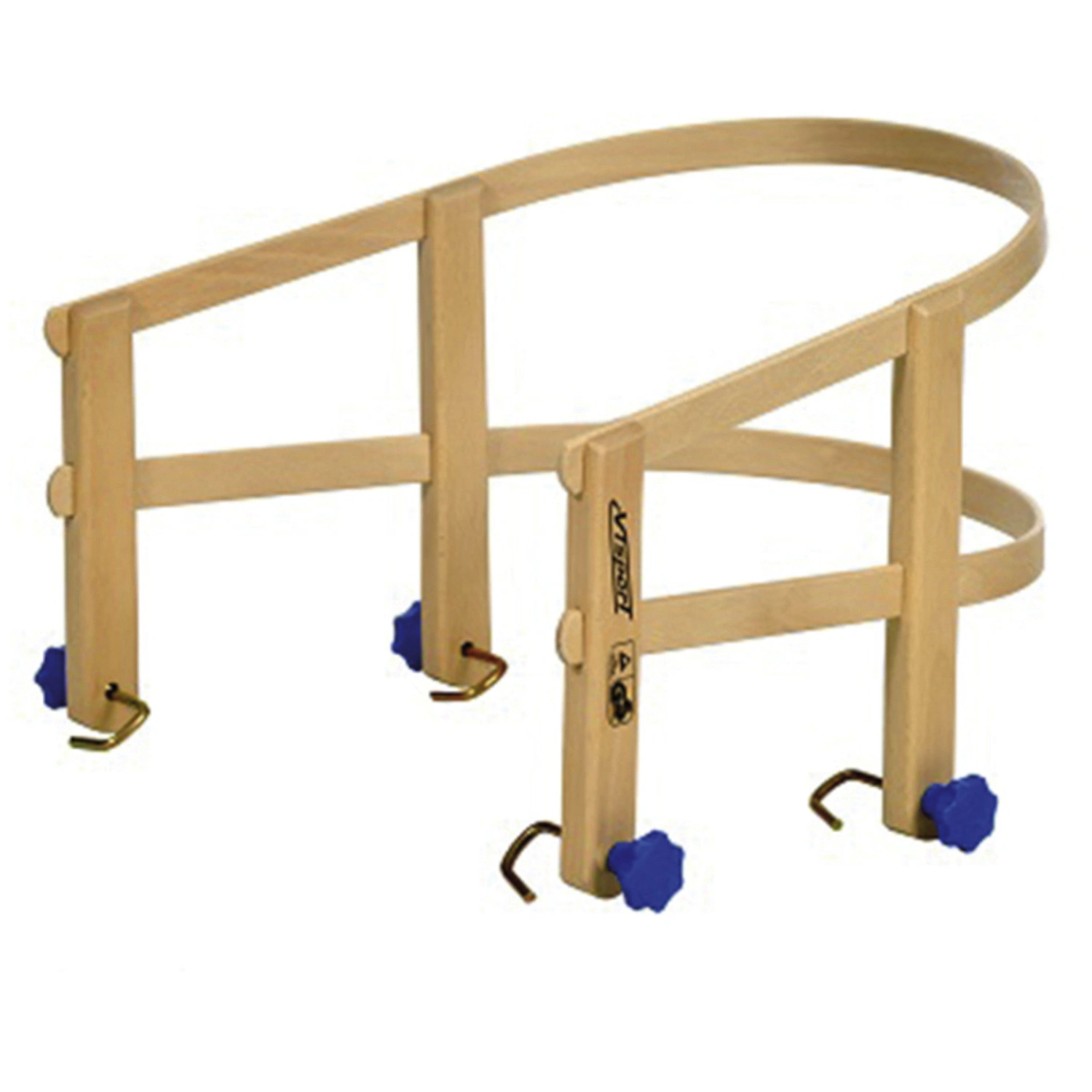 Schlittenlehne, braun, Holz, für Holzschlitten