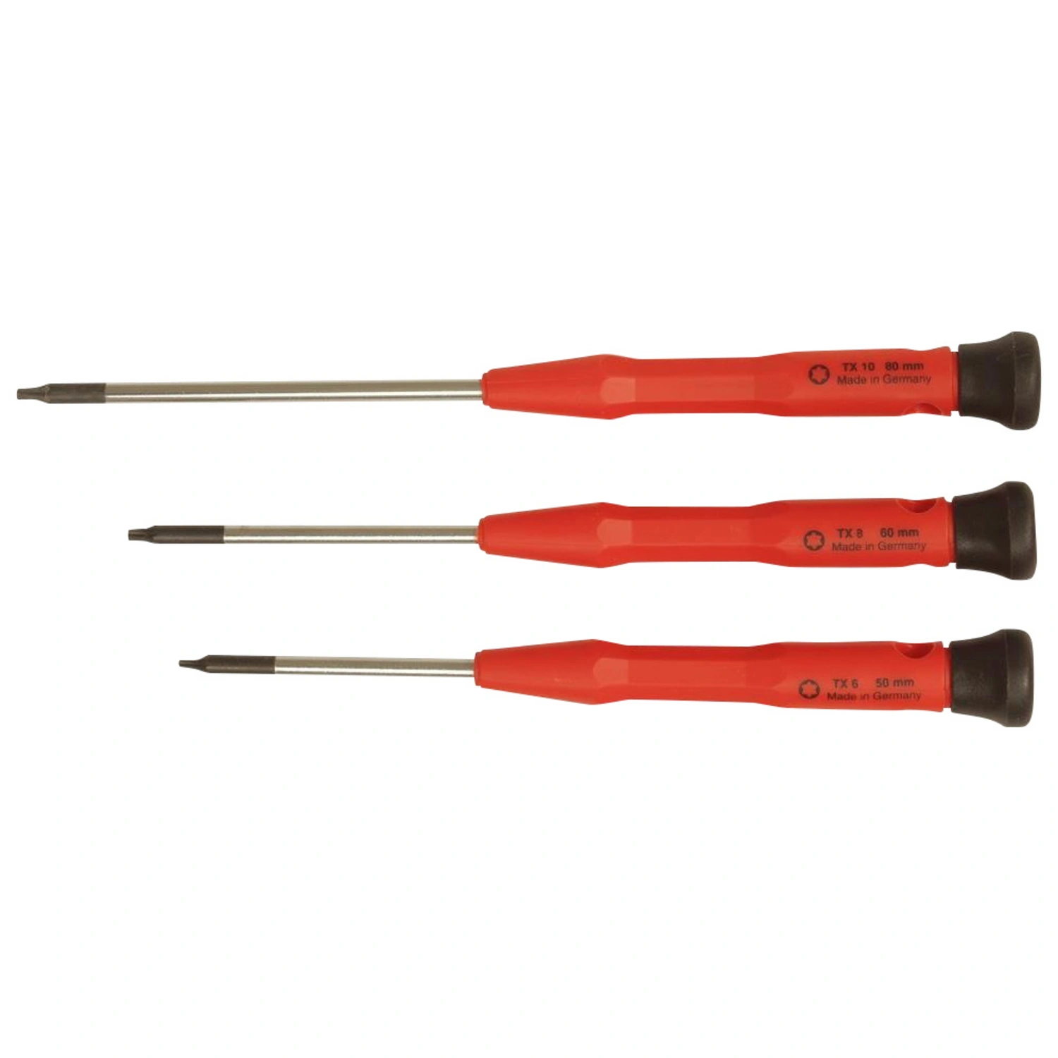 Schraubendreher, Stahl, T, 3-tlg., 60g