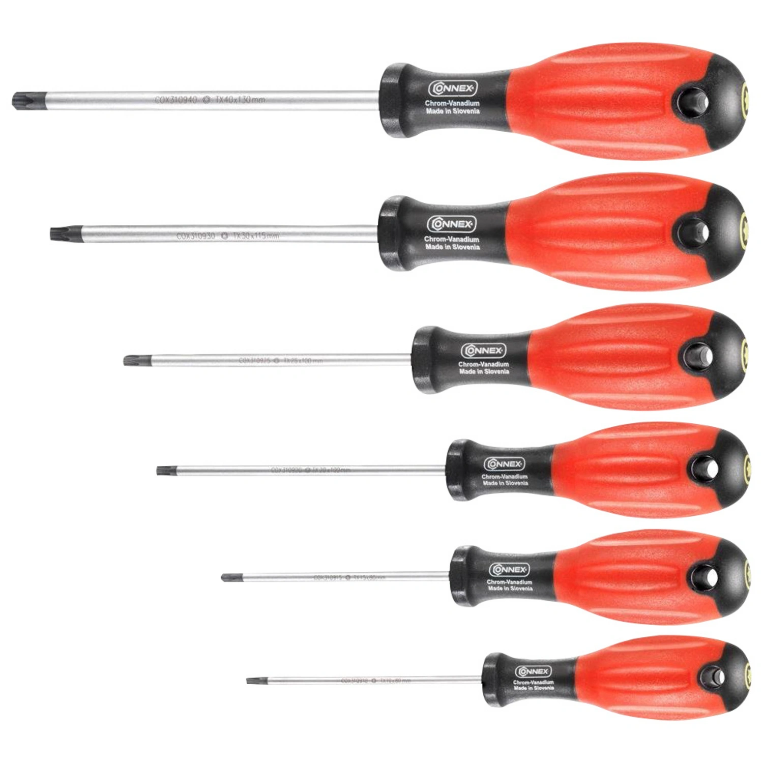 Schraubendrehersatz, Metall, T, 6-tlg., 467g