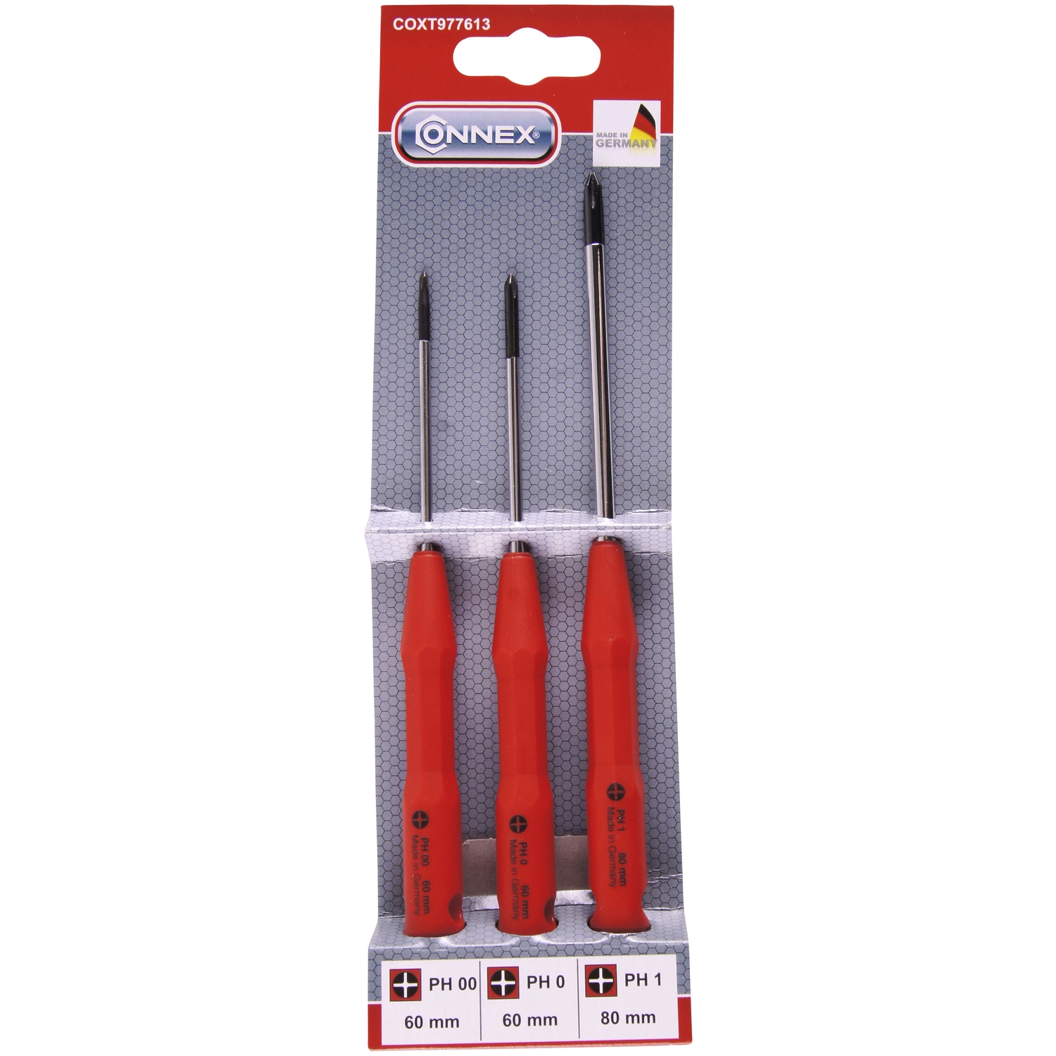 Schraubendrehersatz, Stahl, PH, 3-tlg., 50g