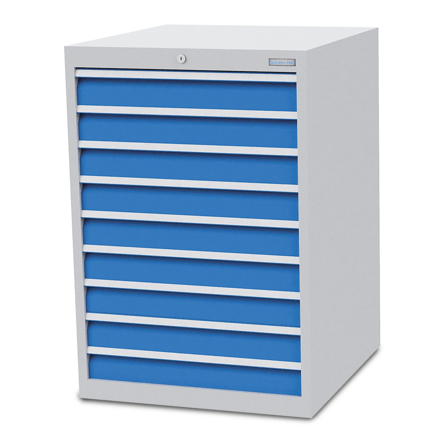 Schubladenschrank »«, BxHxT: 70,5 x 101,9 x 73,6 cm, grau/blau