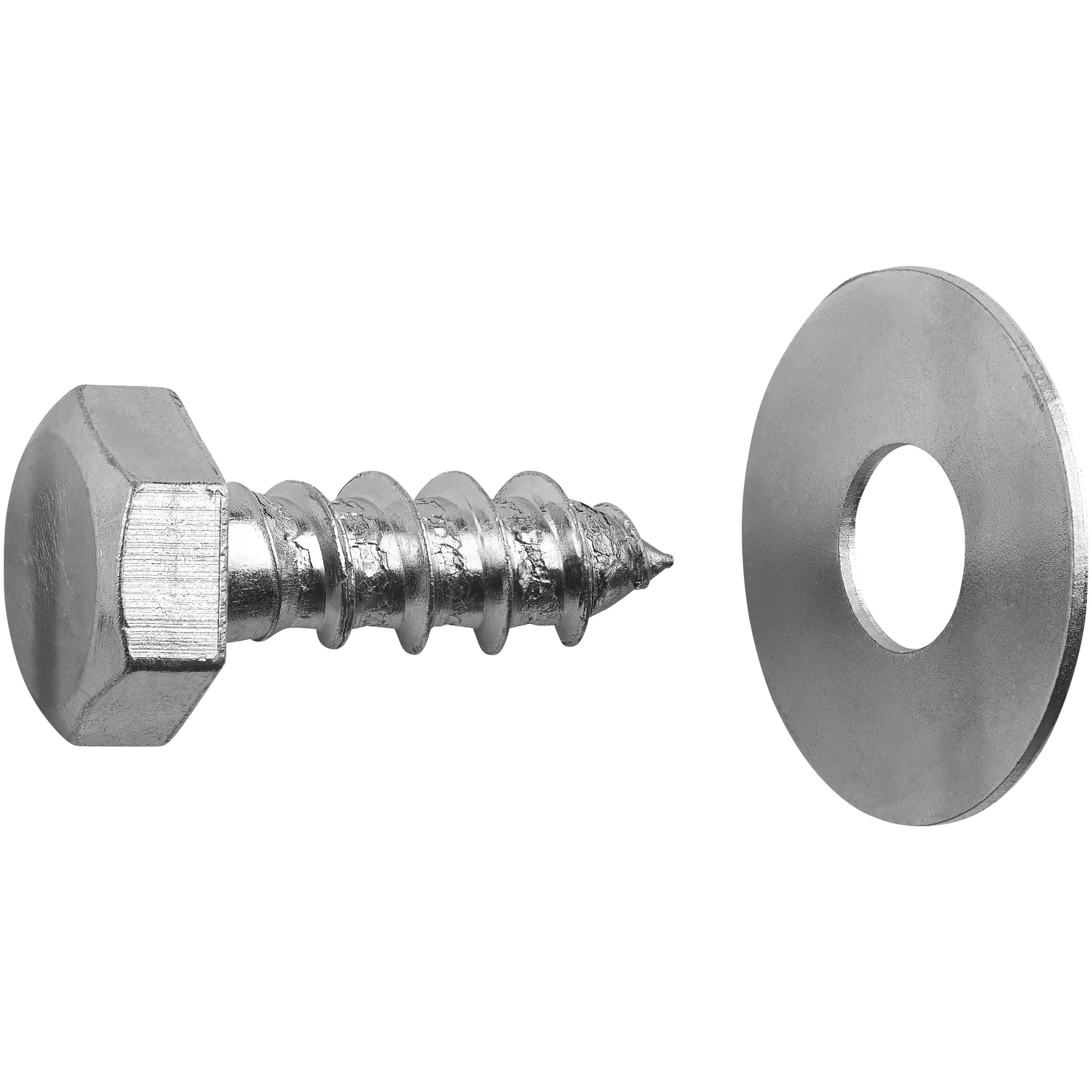 Sechskant-Holzschraube, M10 x 30 mm, verzinkter Stahl