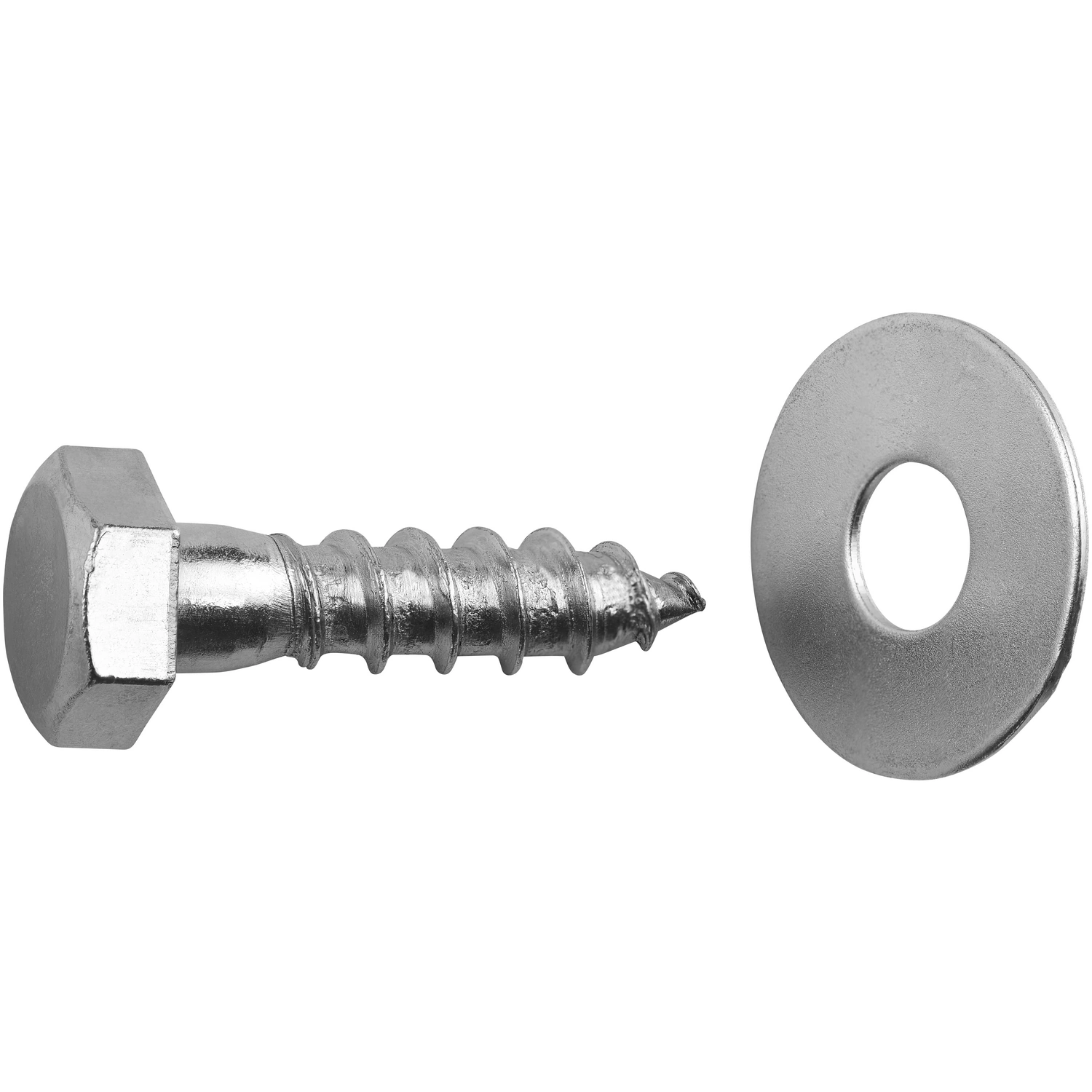 Sechskant-Holzschraube, M10 x 40 mm, verzinkter Stahl