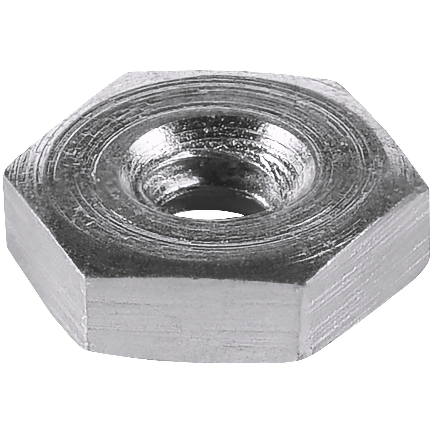 Sechskantmuttern, M1, Silber, Stahl