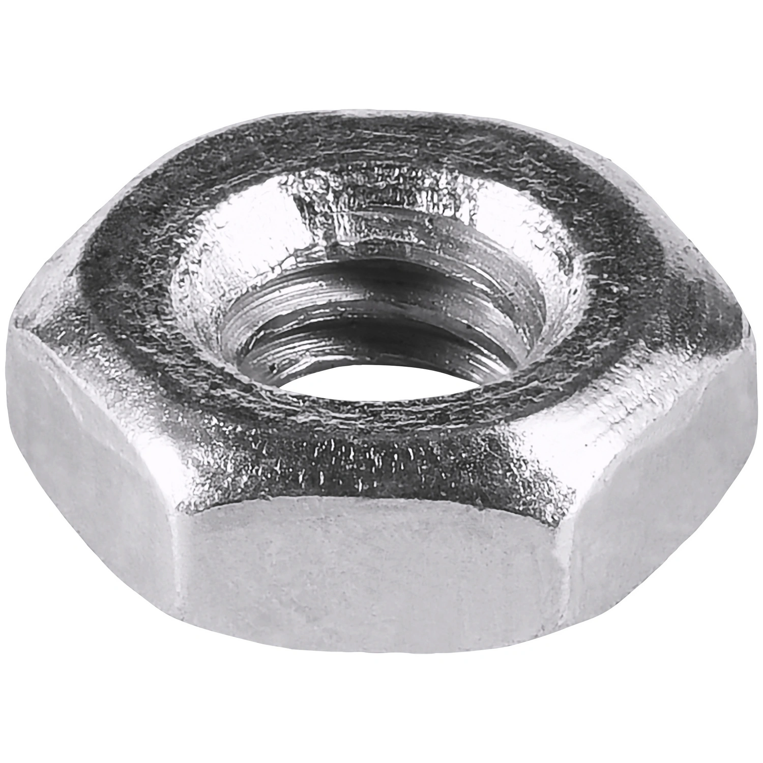Sechskantmuttern, M2, Silber, Stahl