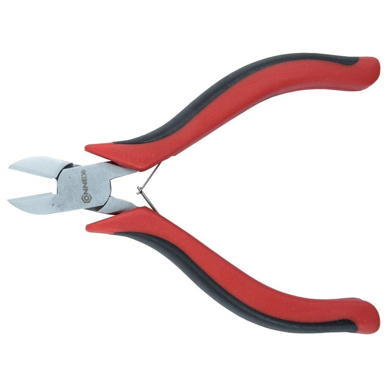 Seitenschneider rot/silberfarben/schwarz, Metall/Kunststoff