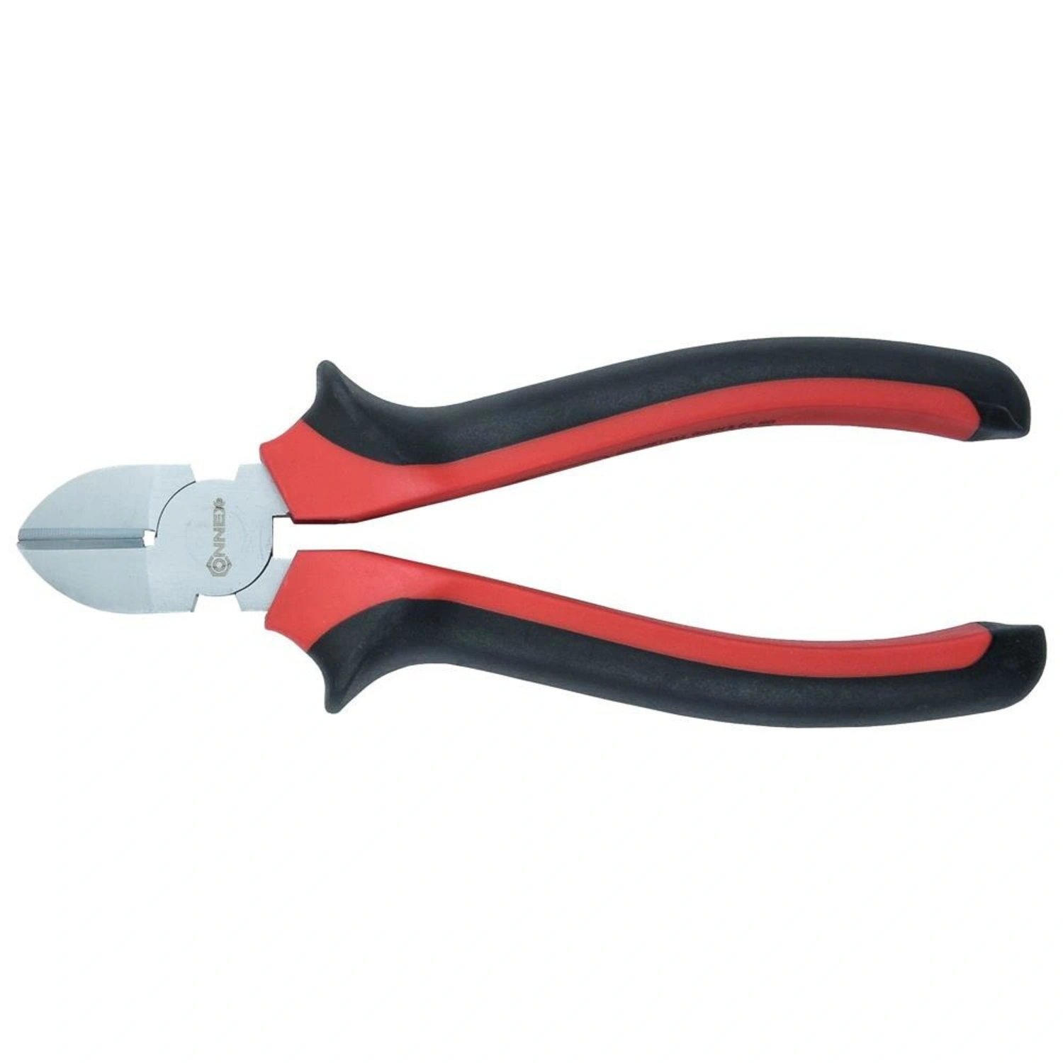 Seitenschneider schwarz/silberfarben/rot, Kunststoff/Metall