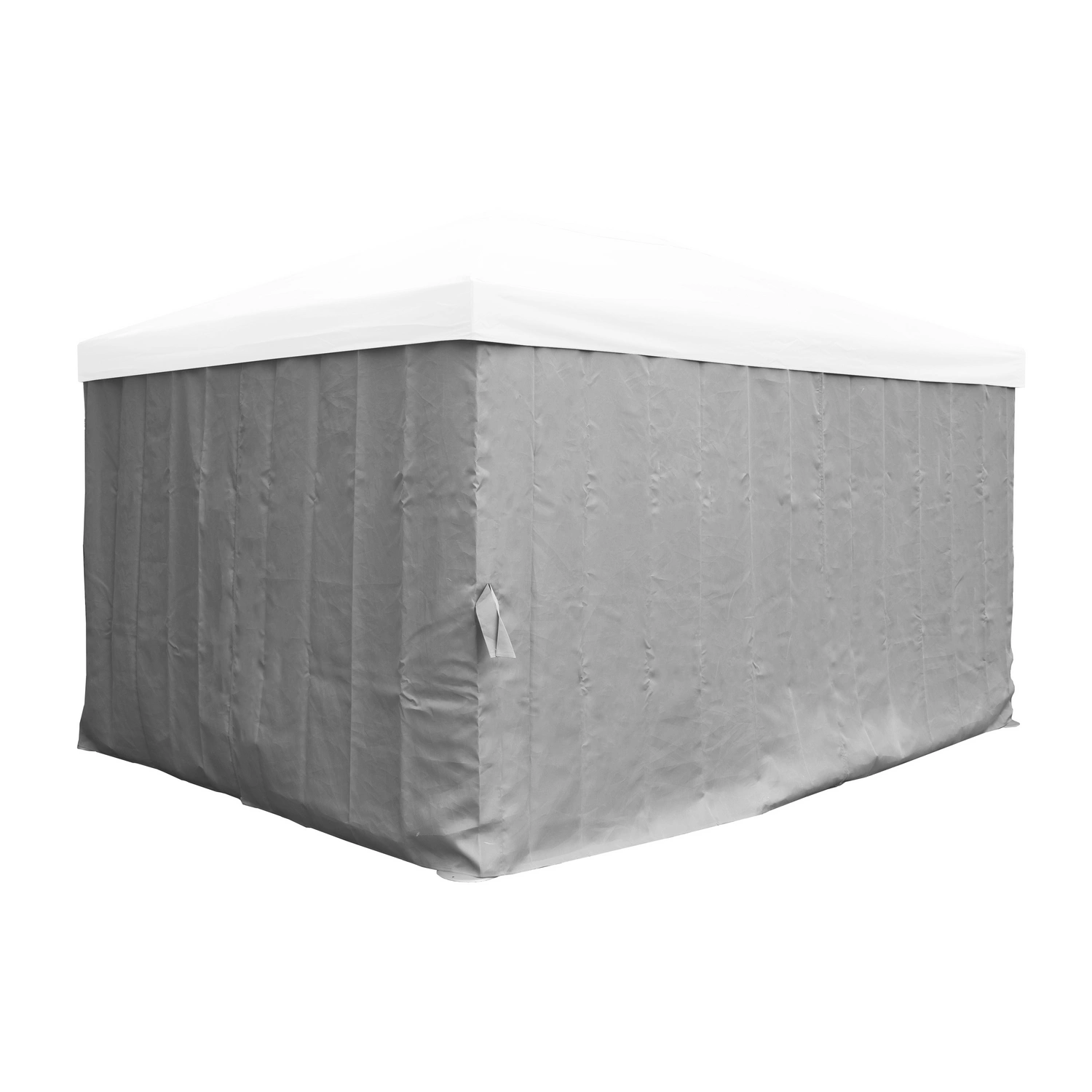 Seitenteile, Breite: 344 cm, Polyester, hellgrau