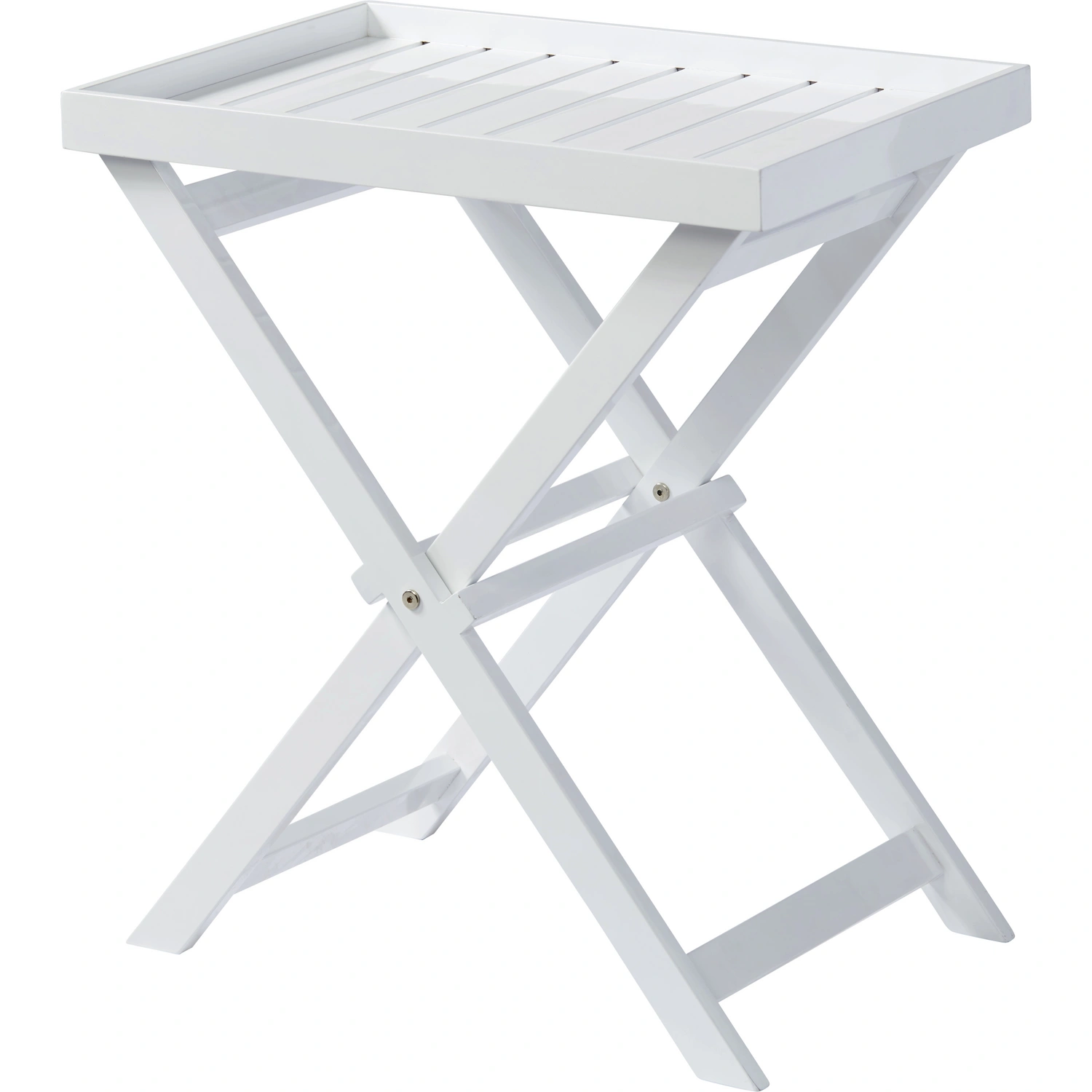 Serviertisch, BxHxT: 60 x 65 x 40 cm, Tischplatte: Mahagoniholz