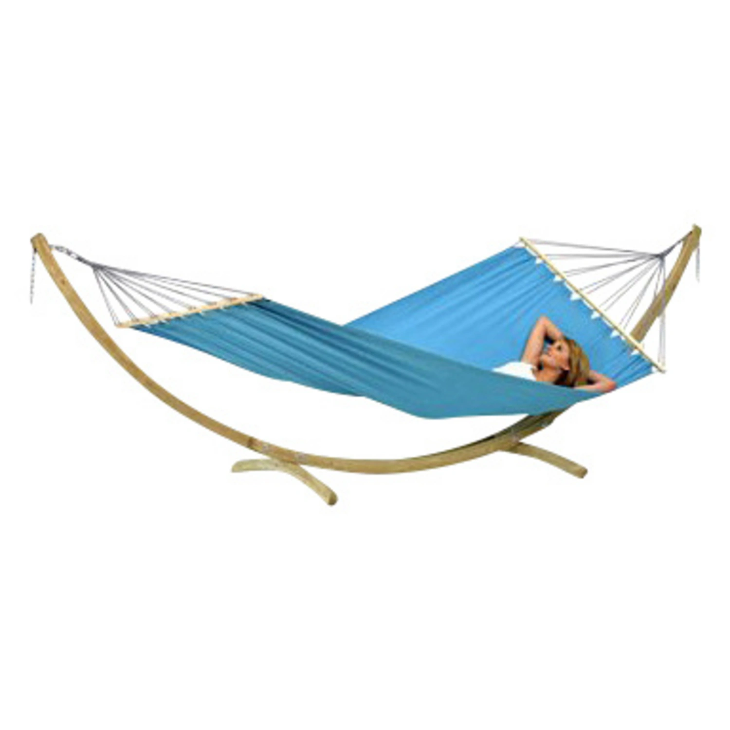 Set Hängematte und Gestell »Miami Set Aqua«, Liegefläche: 220 x 120 cm, blau