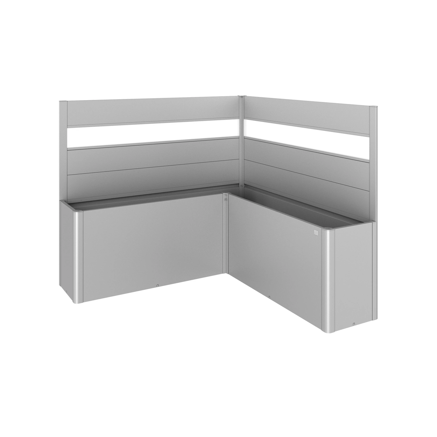 Sichtschutz für Hochbeet »Belvedere«, Stahlblech, feuerverzinkt/lackiert
