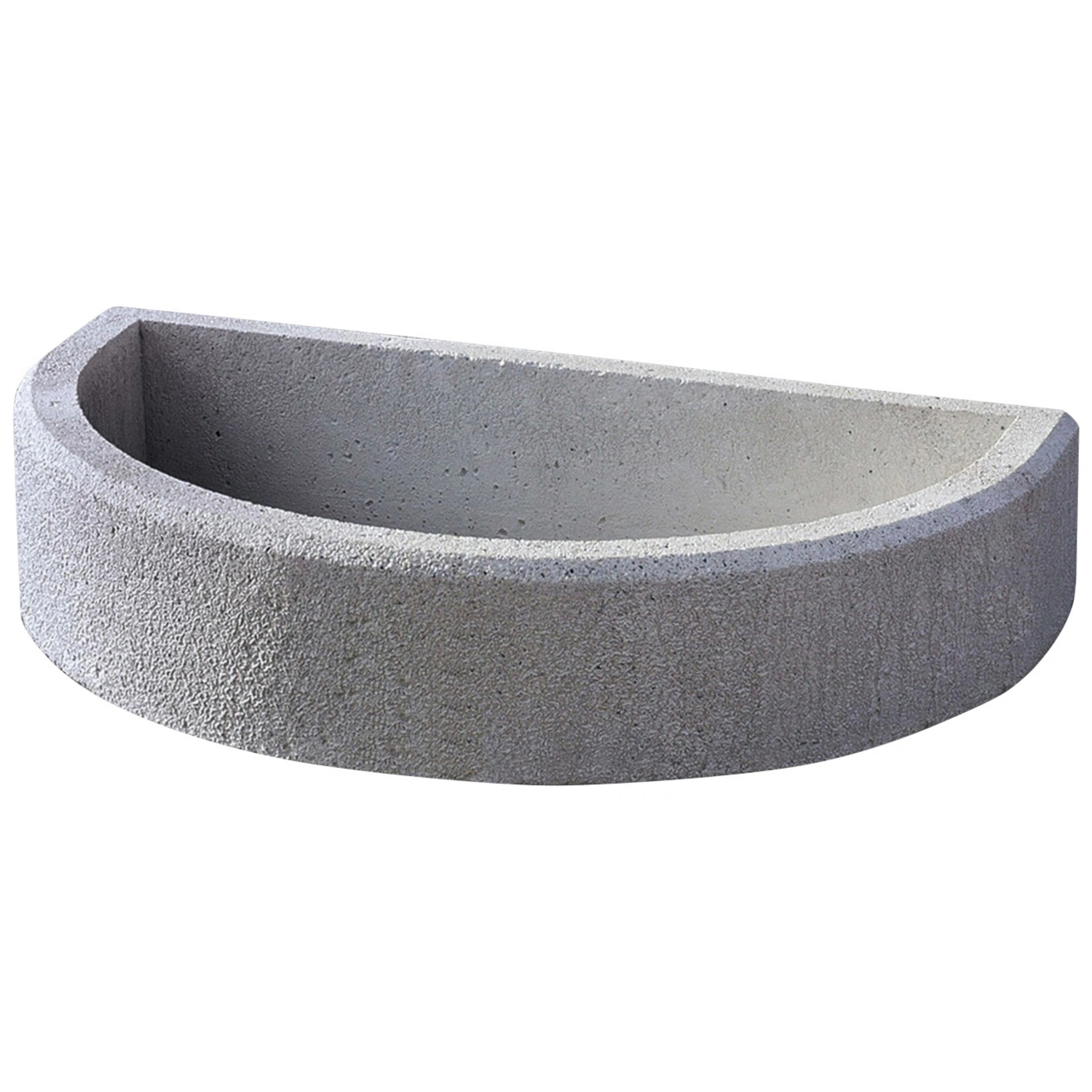 Sockelerhöhung, halbkreis, BxL: 104 x 65 cm, Stärke: 40 mm, weiß