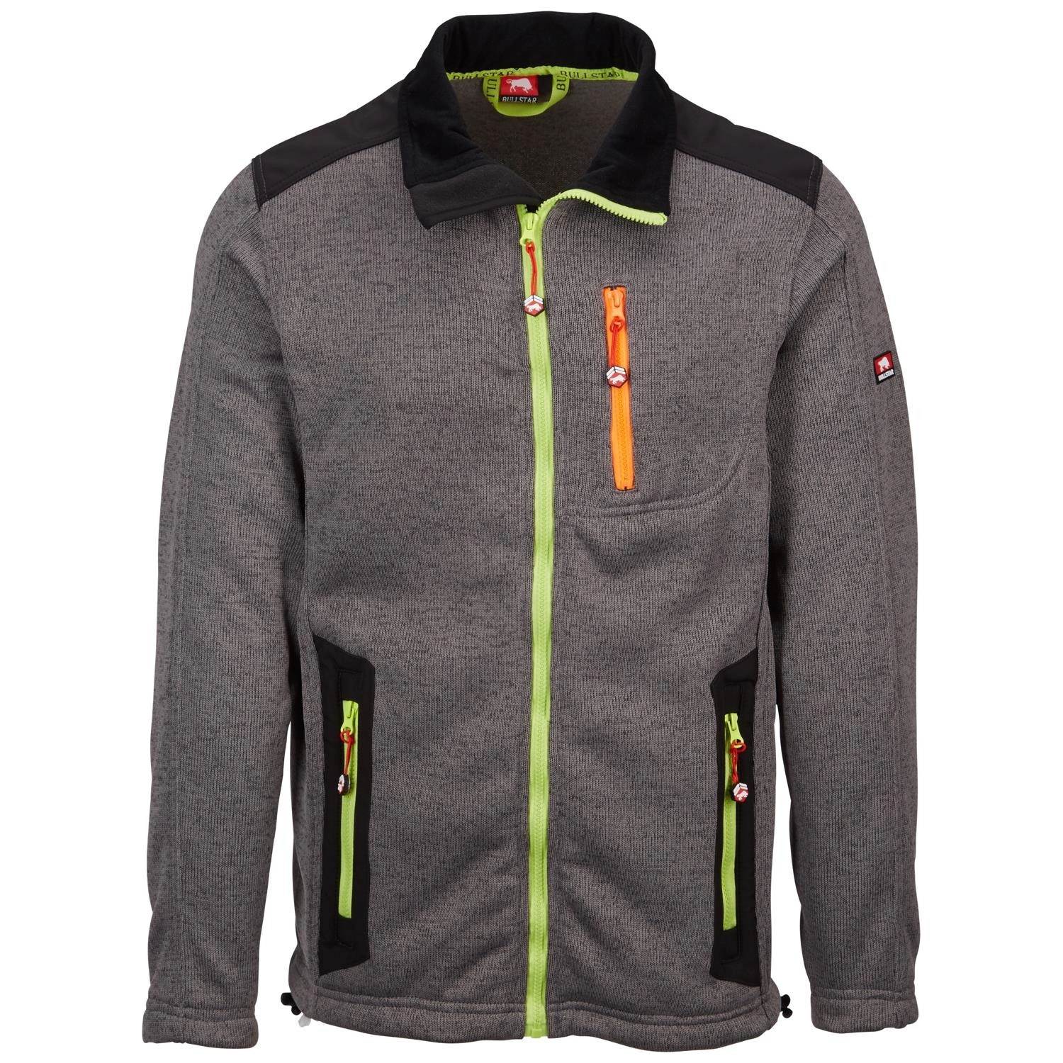 Softshell-Strickfleecejacke »ULTRA«, schwarz/grau, Elastan/Polyester, Gr. XL