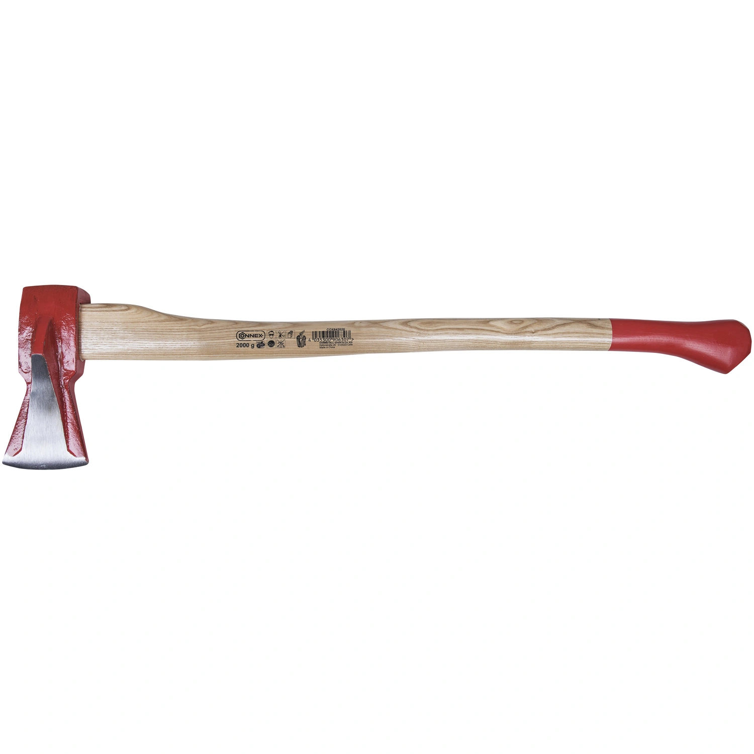 Spaltaxt, 2,72 kg, rot