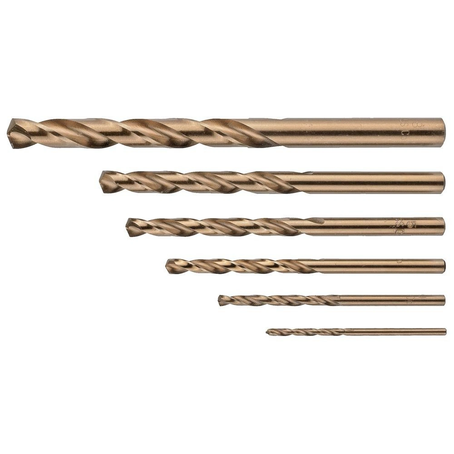 Spiralbohrer-Set, Ø 2/3/4/5/6/8 mm, 6
