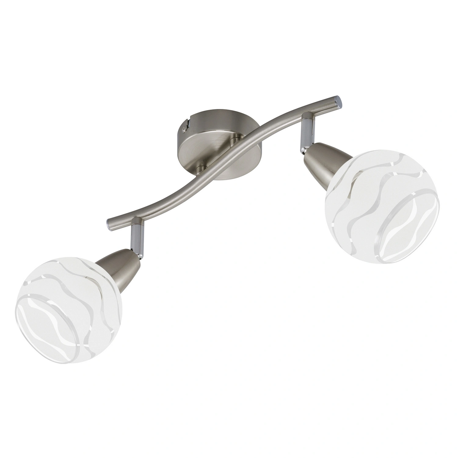 Spotbalken »VIOLA«, Länge: 28,5 cm, Höhe: 13 cm, nickelfarben matt