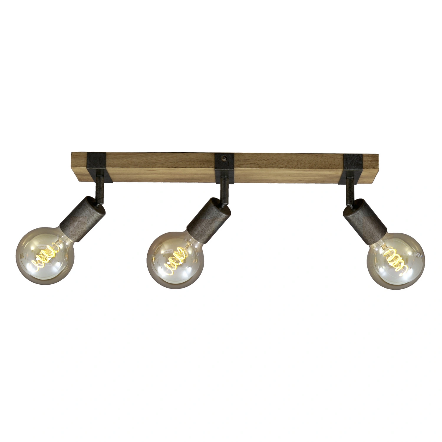 Spotleuchte »WOOD BASIC«, Länge: 28 cm, Höhe: 9 cm, graumetallic