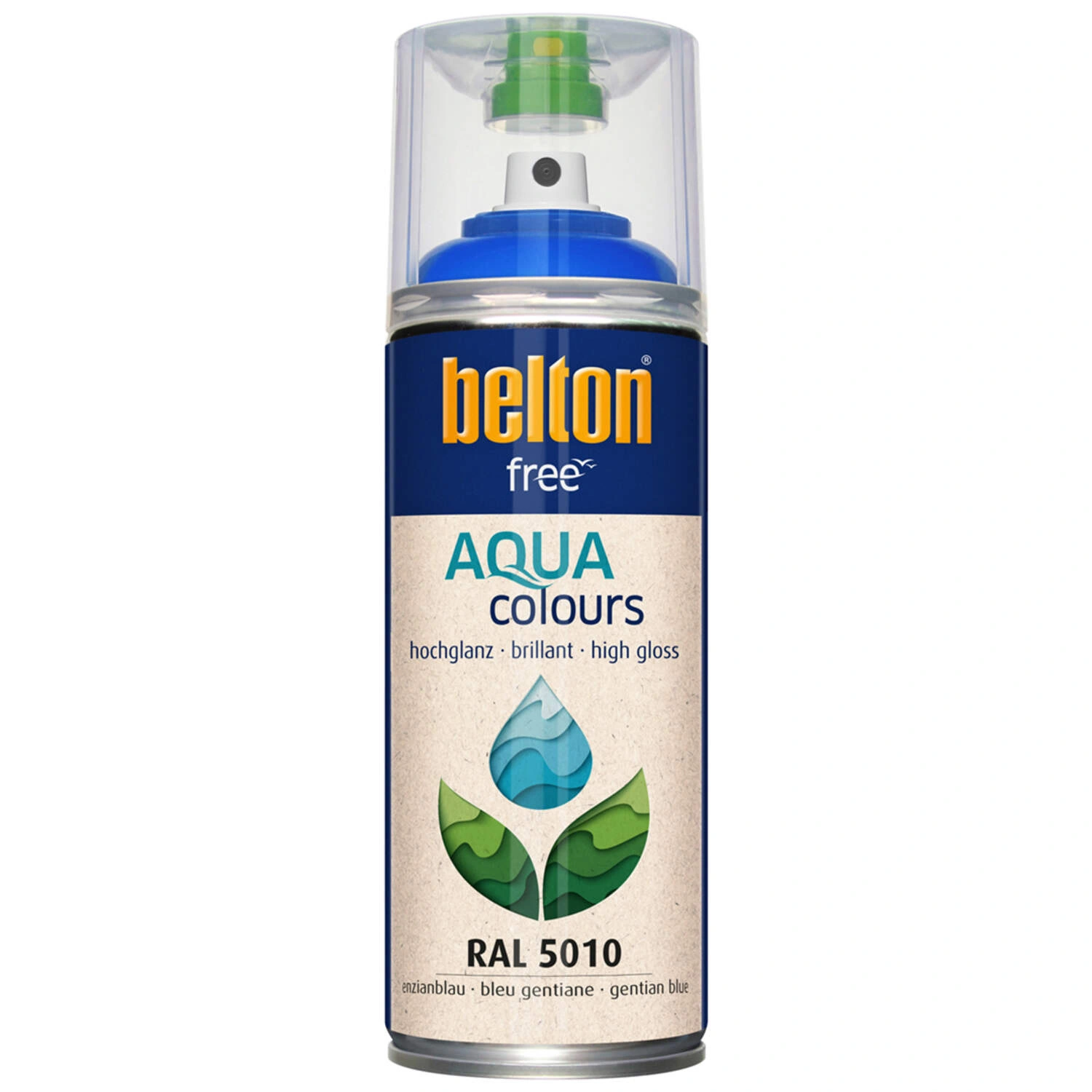 Sprühlack »free«, enzianblau, hochglänzend, 400ml