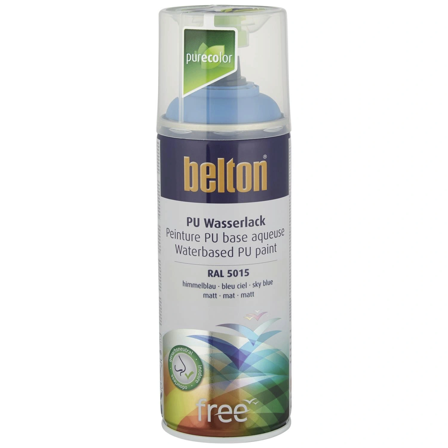 Sprühlack »free«, himmelblau, matt, 400ml
