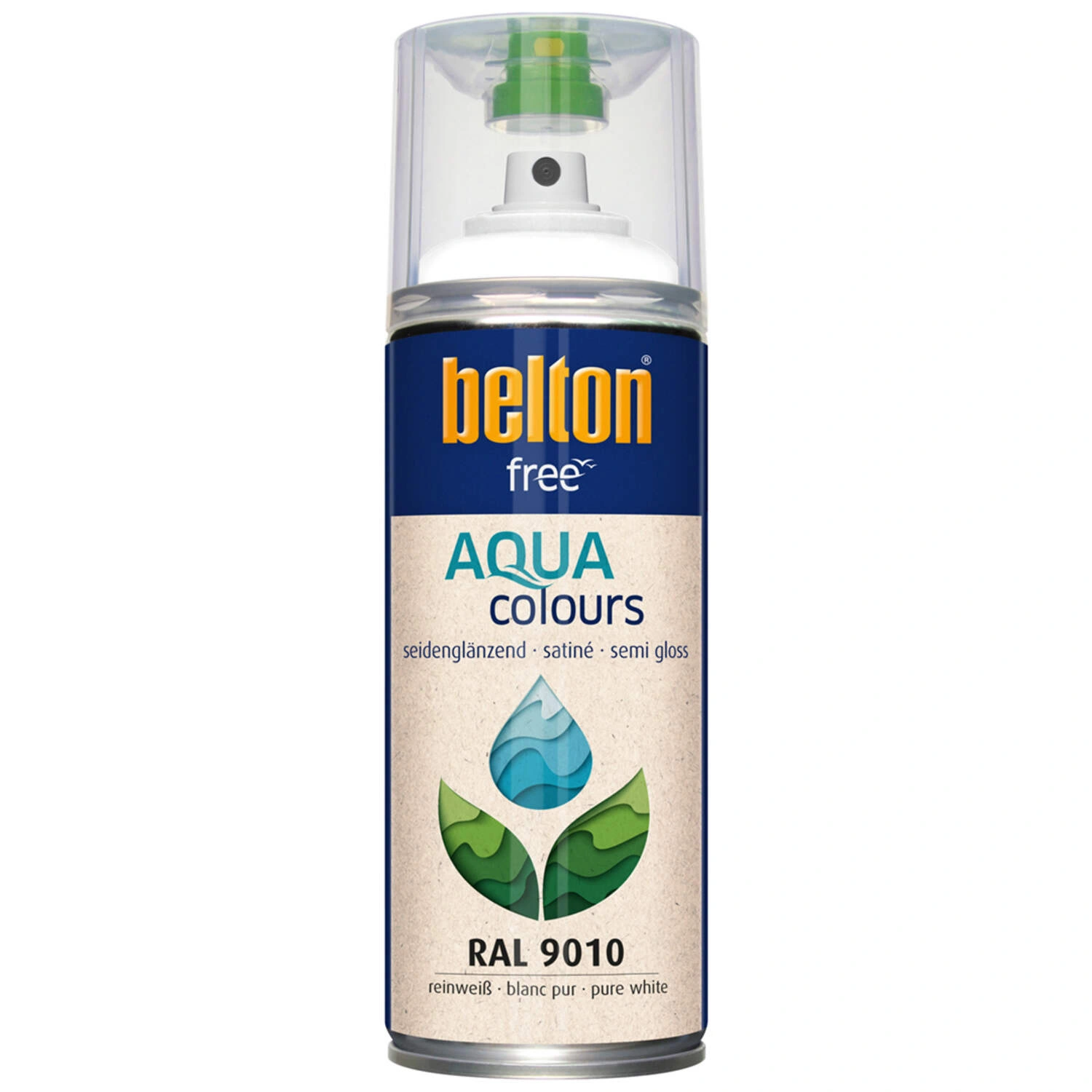 Sprühlack »free«, reinweiß, seidenglänzend, 400ml