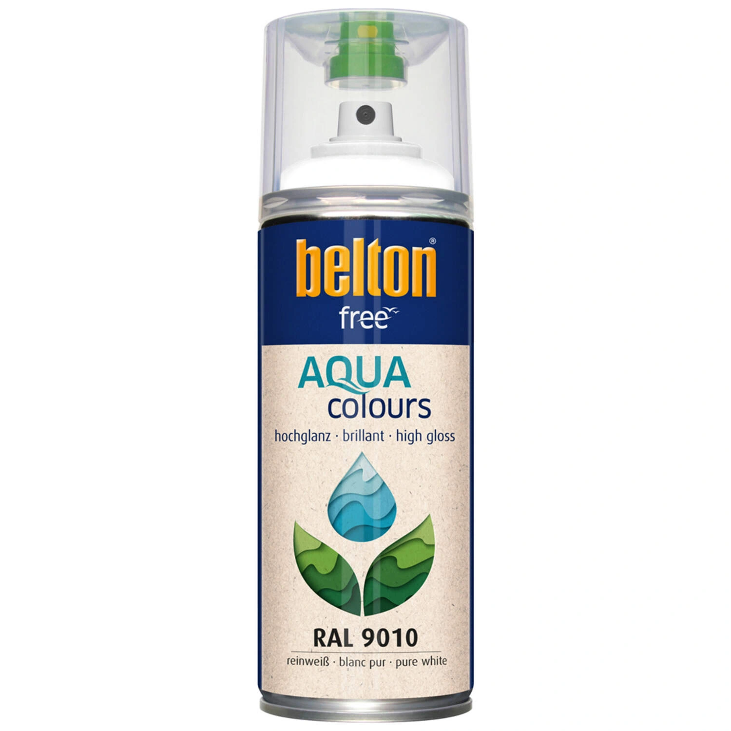 Sprühlack »free«, reinweiß, hochglänzend, 400ml