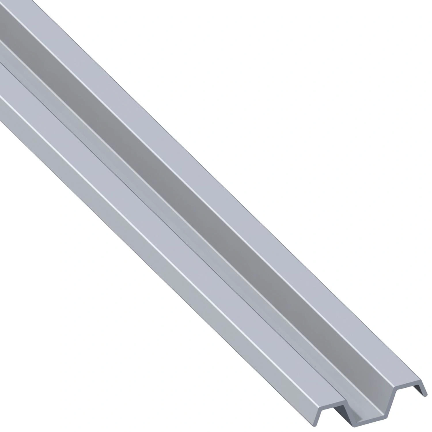 Spundwandprofil, BxHxL: 31,4 x 8,4 x 1000 mm, silberfarben