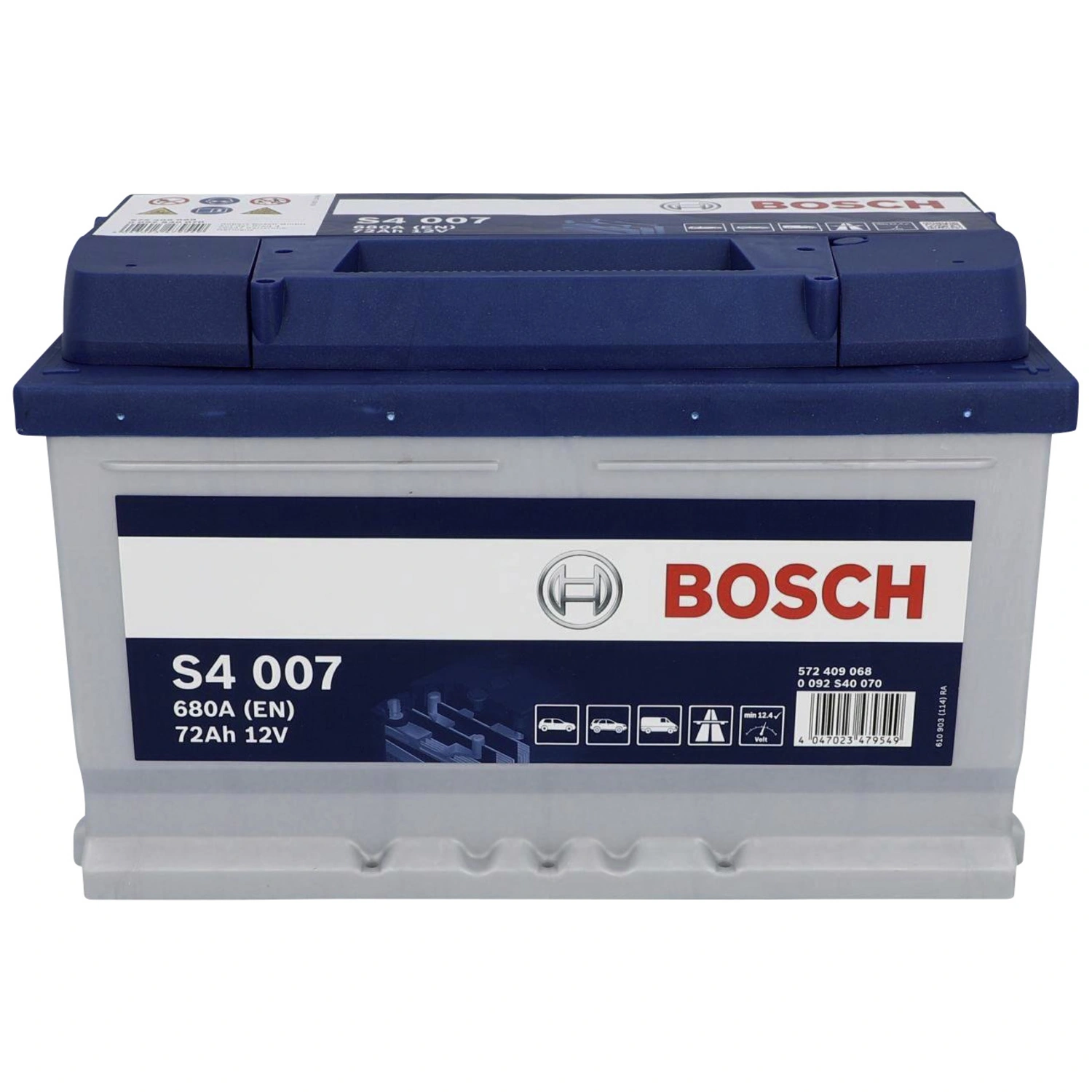 Batterie S4 SLI 72Ah/680A