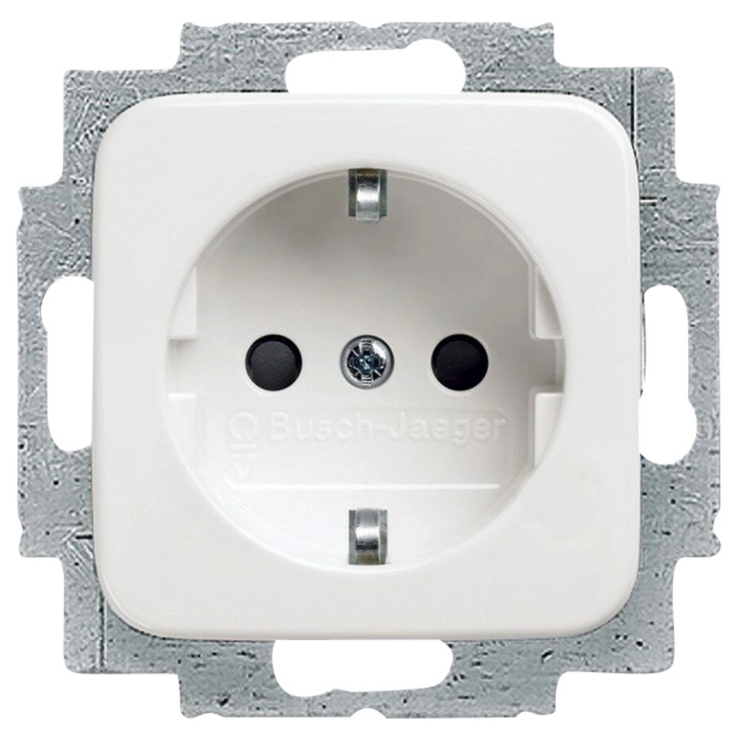 Steckdosen-Einsatz, Reflex SI, LxBxH: 7 x 7 x 4 cm, Weiß