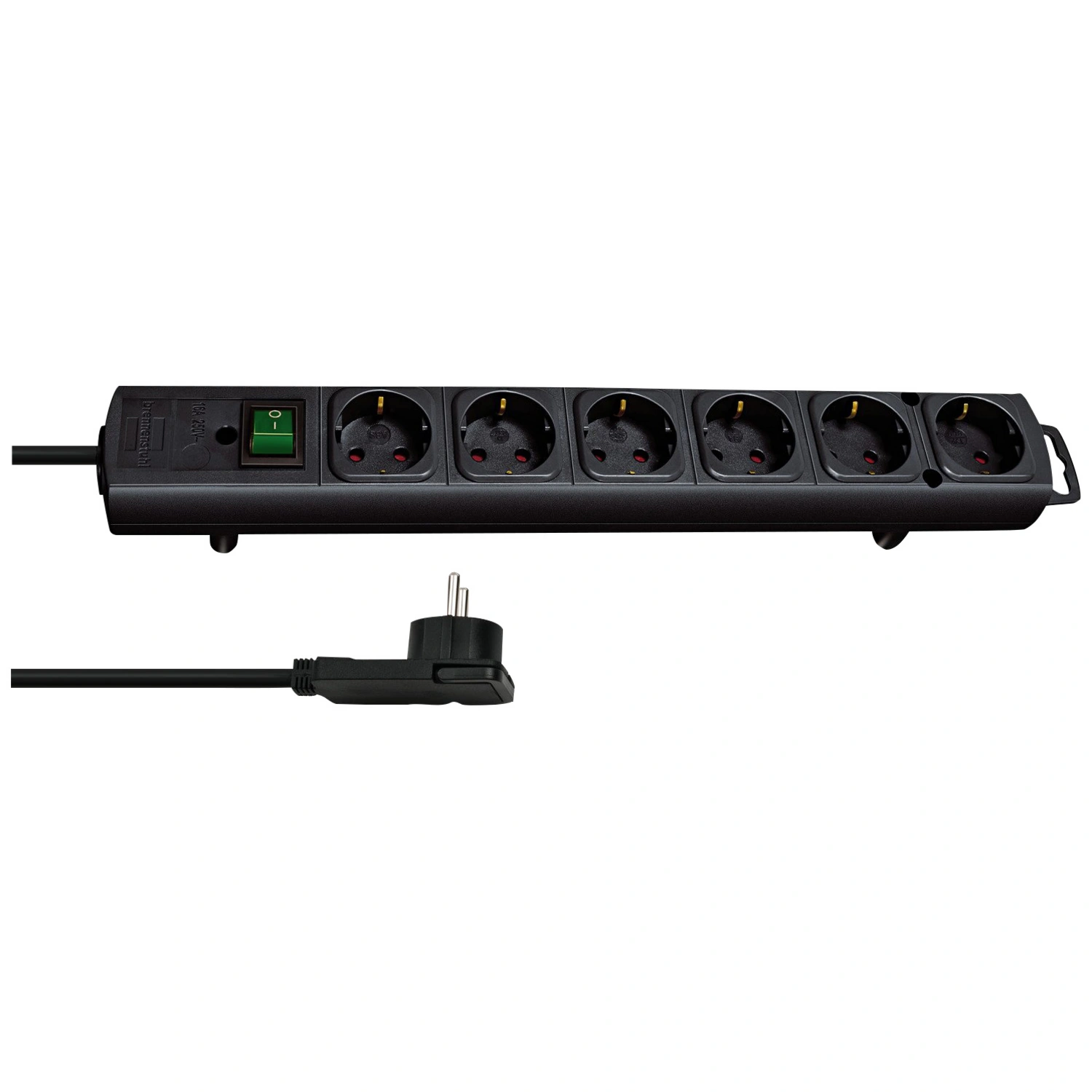 Steckdosenleiste »Comfort Line«, 6-fach, Kabellänge: 2 m, IP20