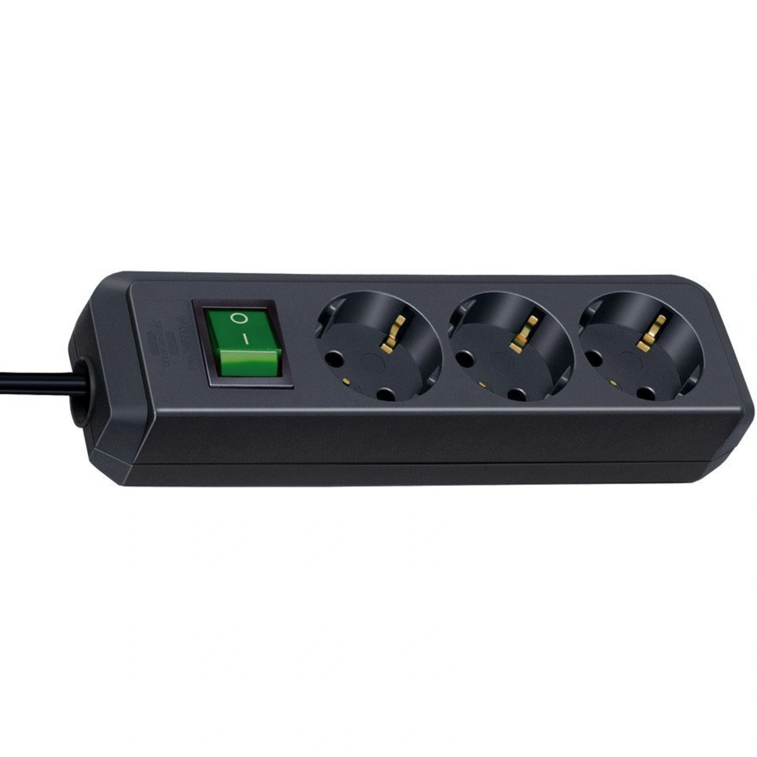 Steckdosenleiste »Eco Line 1152900«, schwarz, 240 V, Kabellänge: 5 m