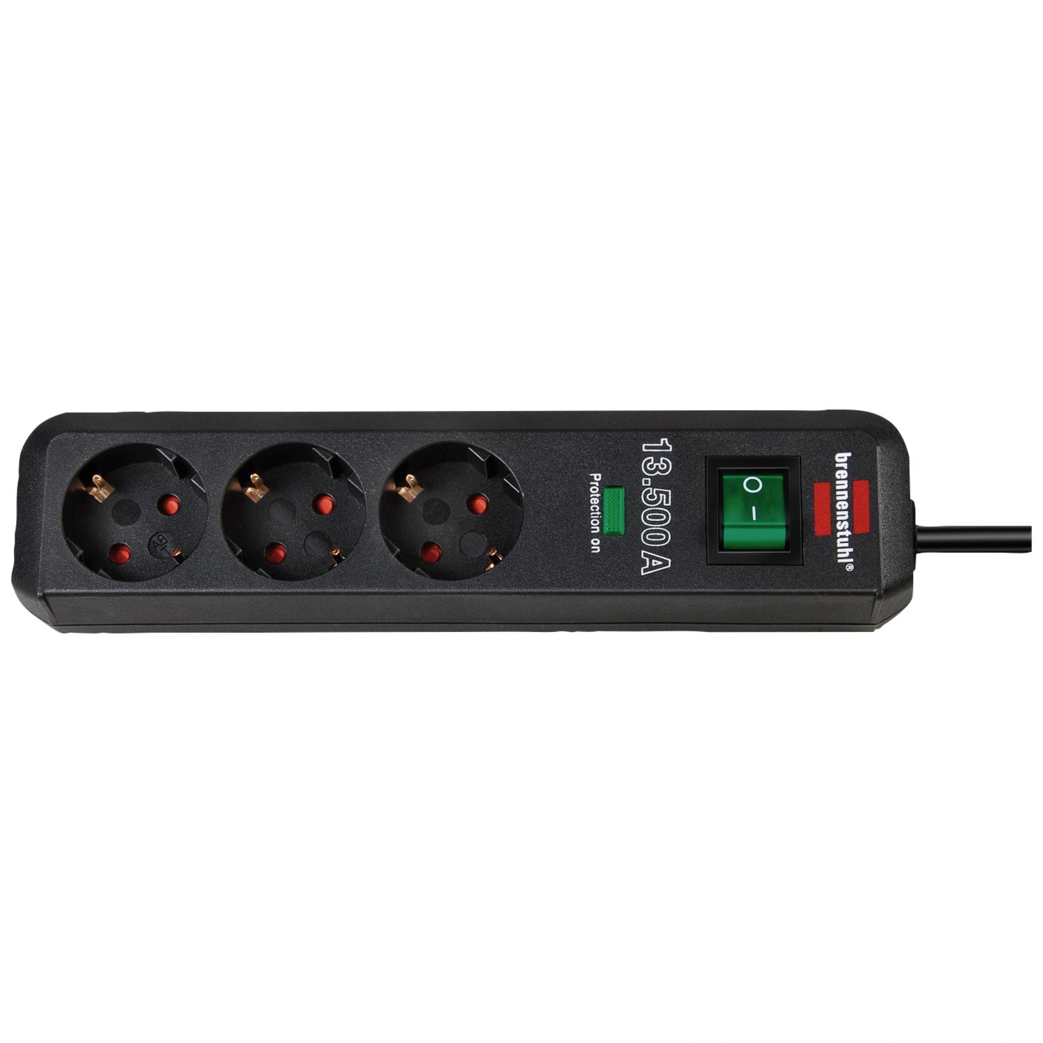 Steckdosenleiste »Eco Line«, 3-fach, Kabellänge: 1,5 m, IP20