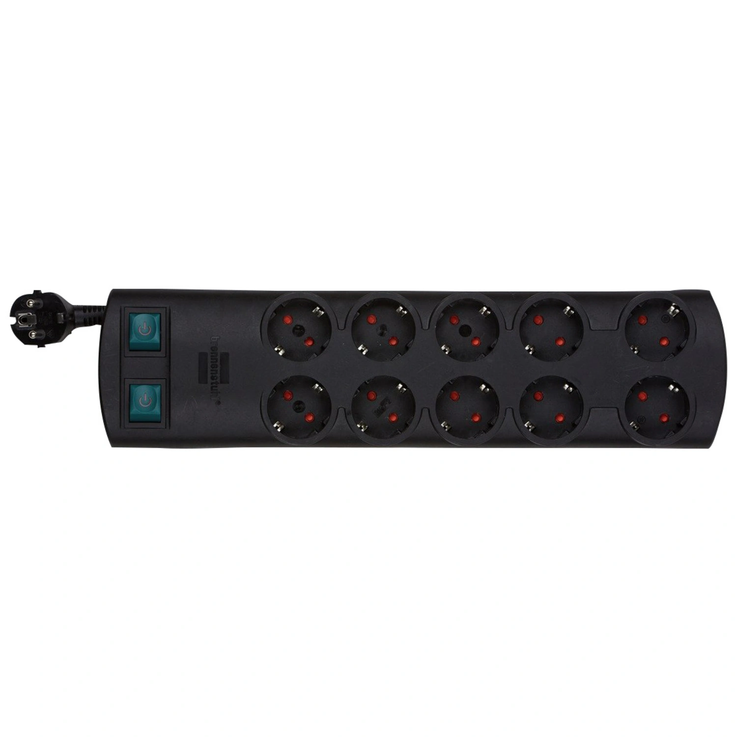 Steckdosenleiste »Primera Line«, 10-fach, Kabellänge: 2 m, IP20