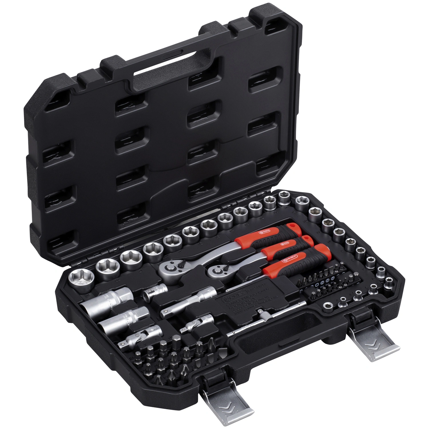 Steckschlüsselsatz, 69-tlg. Set, 4 – 13 mm, 4-13