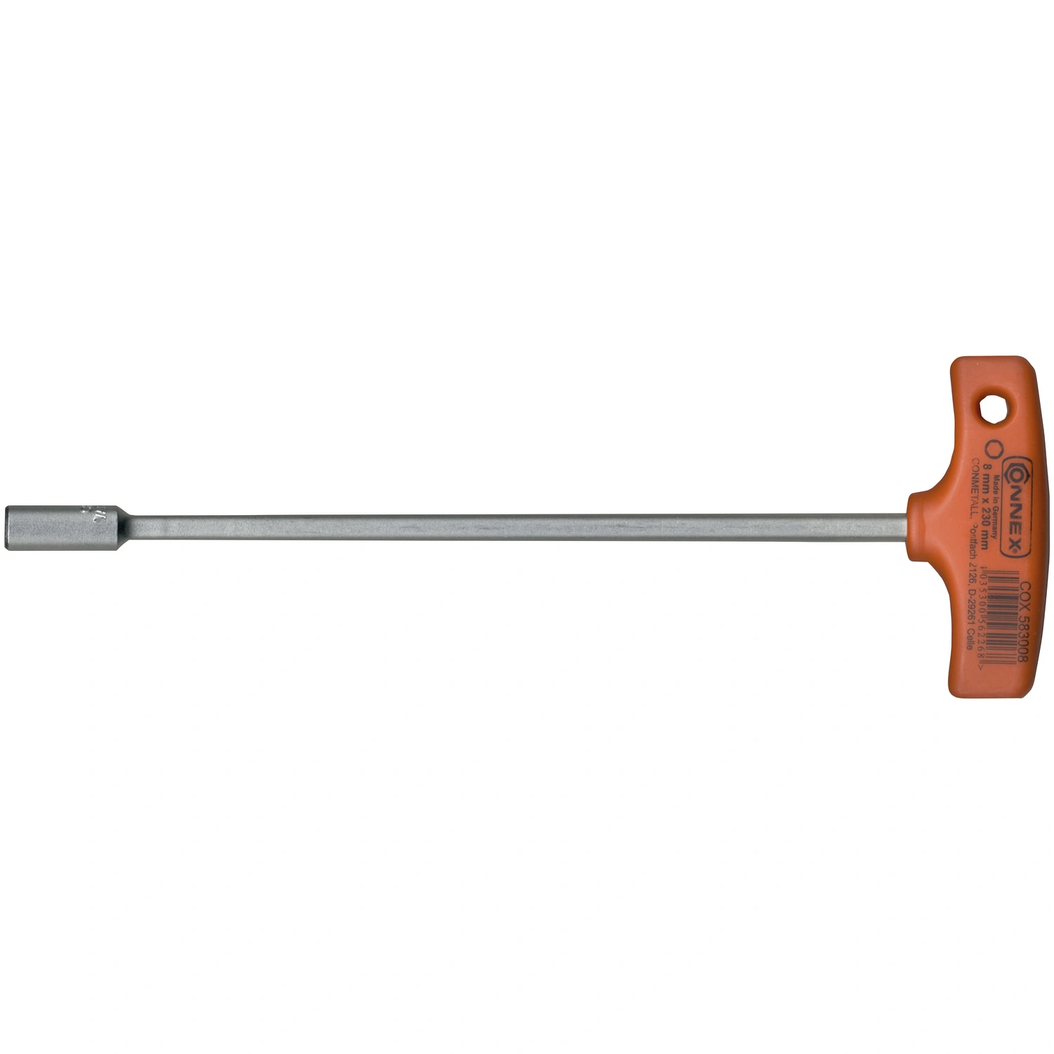Steckschlüsselschraubendreher, Schlüsselgröße: 8 x 230 mm