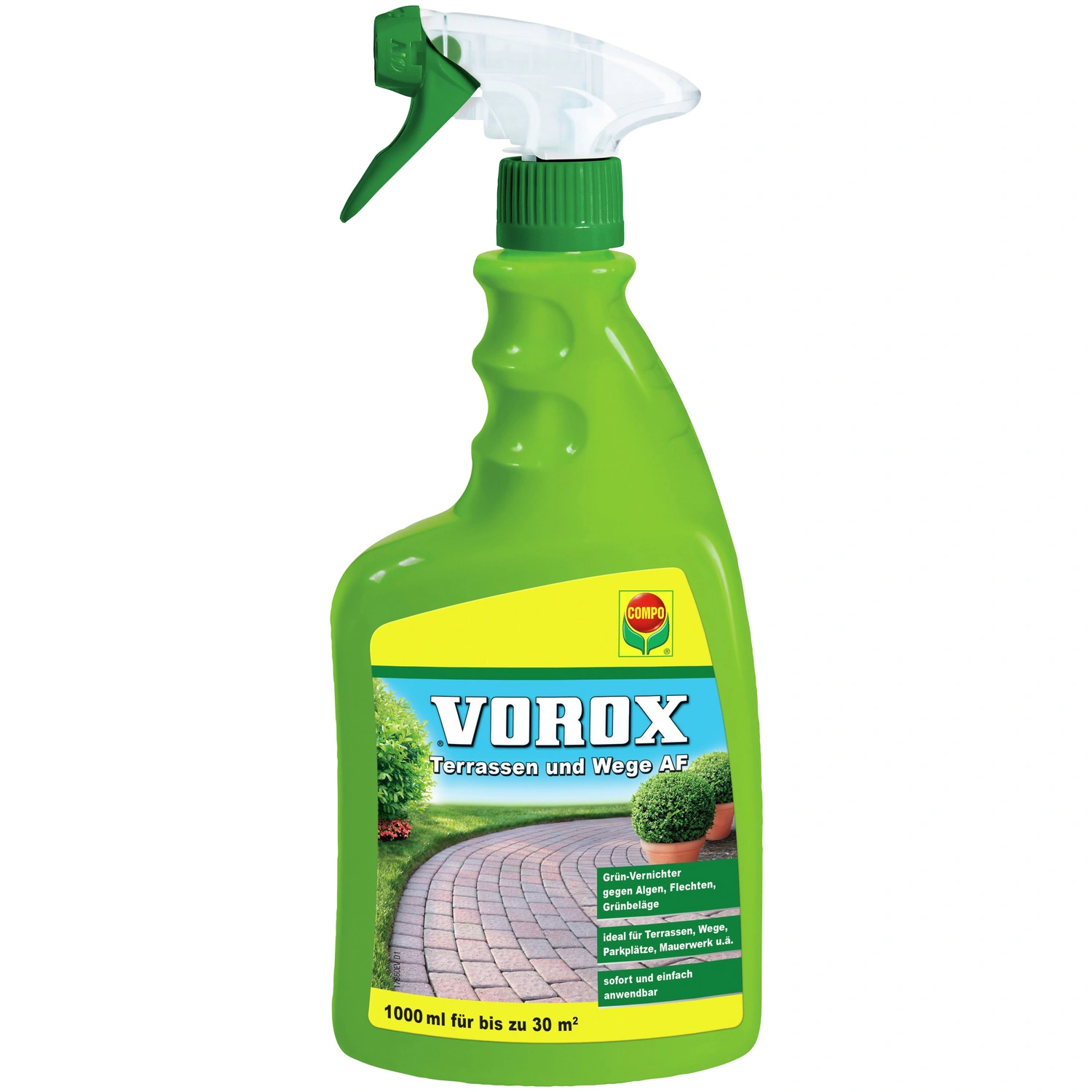 Grünvernichter & Steinreiniger, 12 x 1000 ml, Handsprühflasche