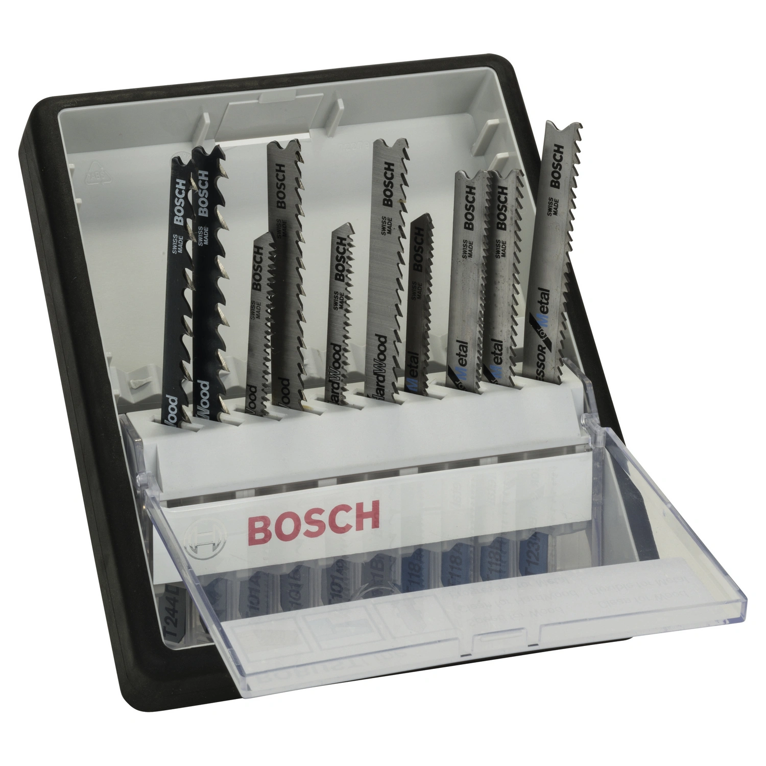 Stichsägeblatt-Set Wood and Metal, Robust Line, T-Schaft, 10-teilig