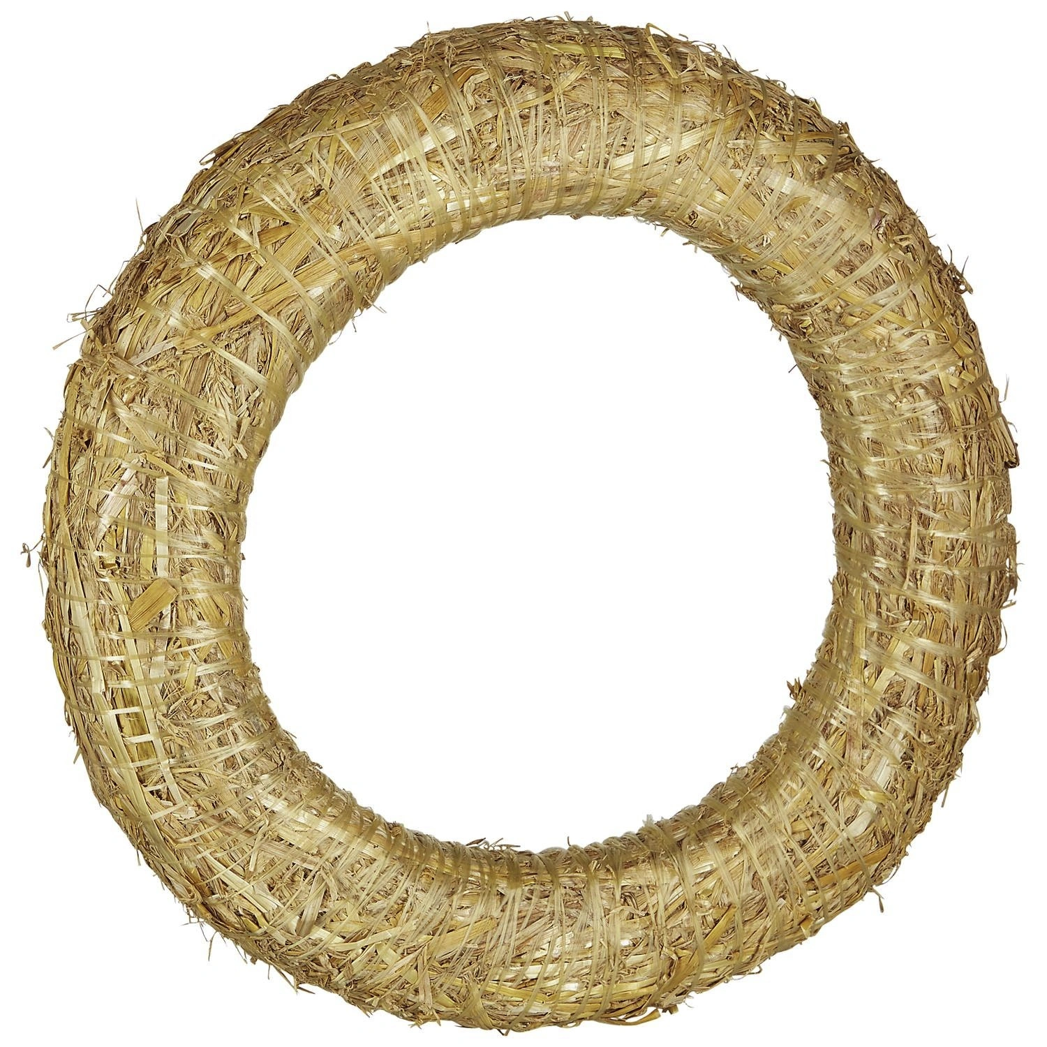 Strohkranz, Ø 35 cm, natur, Stroh