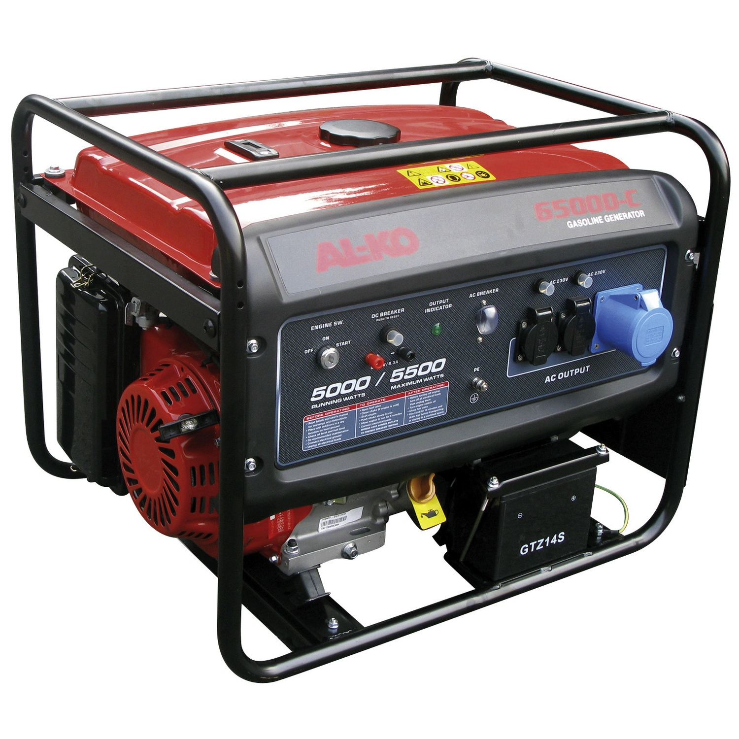 Stromerzeugungsaggregat »6500«, 5,5 kW, Tankvolumen: 25 l