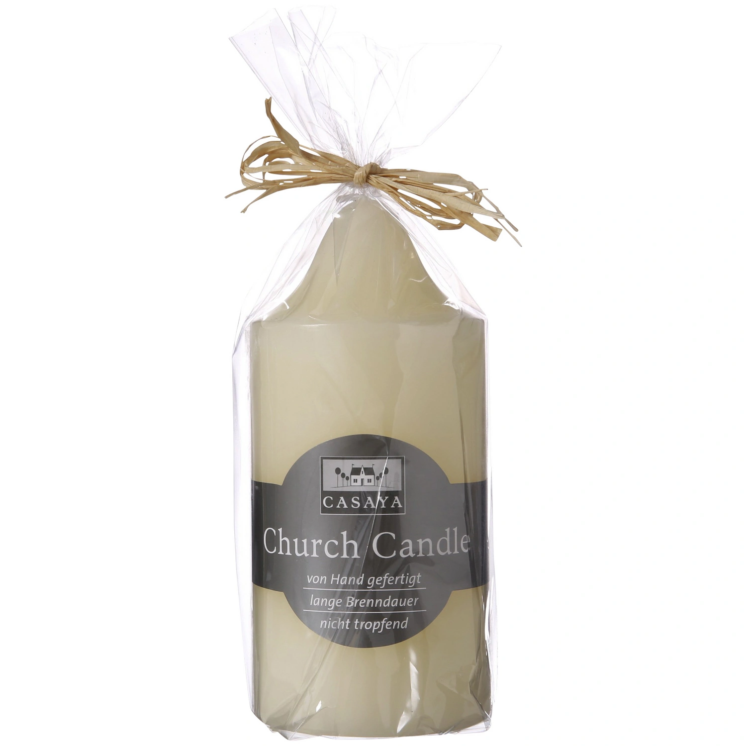 Stumpenkerze »Church Candle«, creme, einfarbig