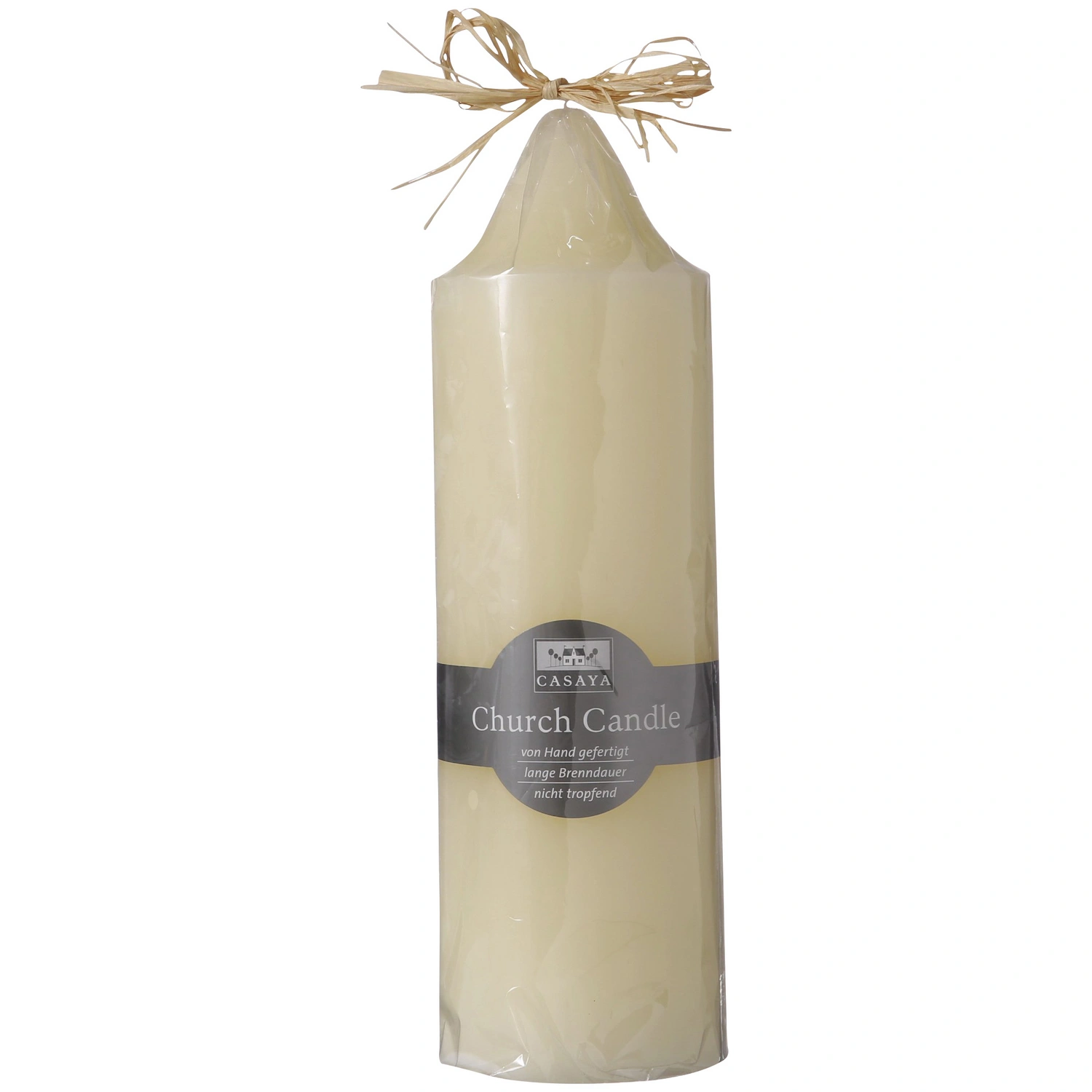 Stumpenkerze »Church Candle «, creme, einfarbig