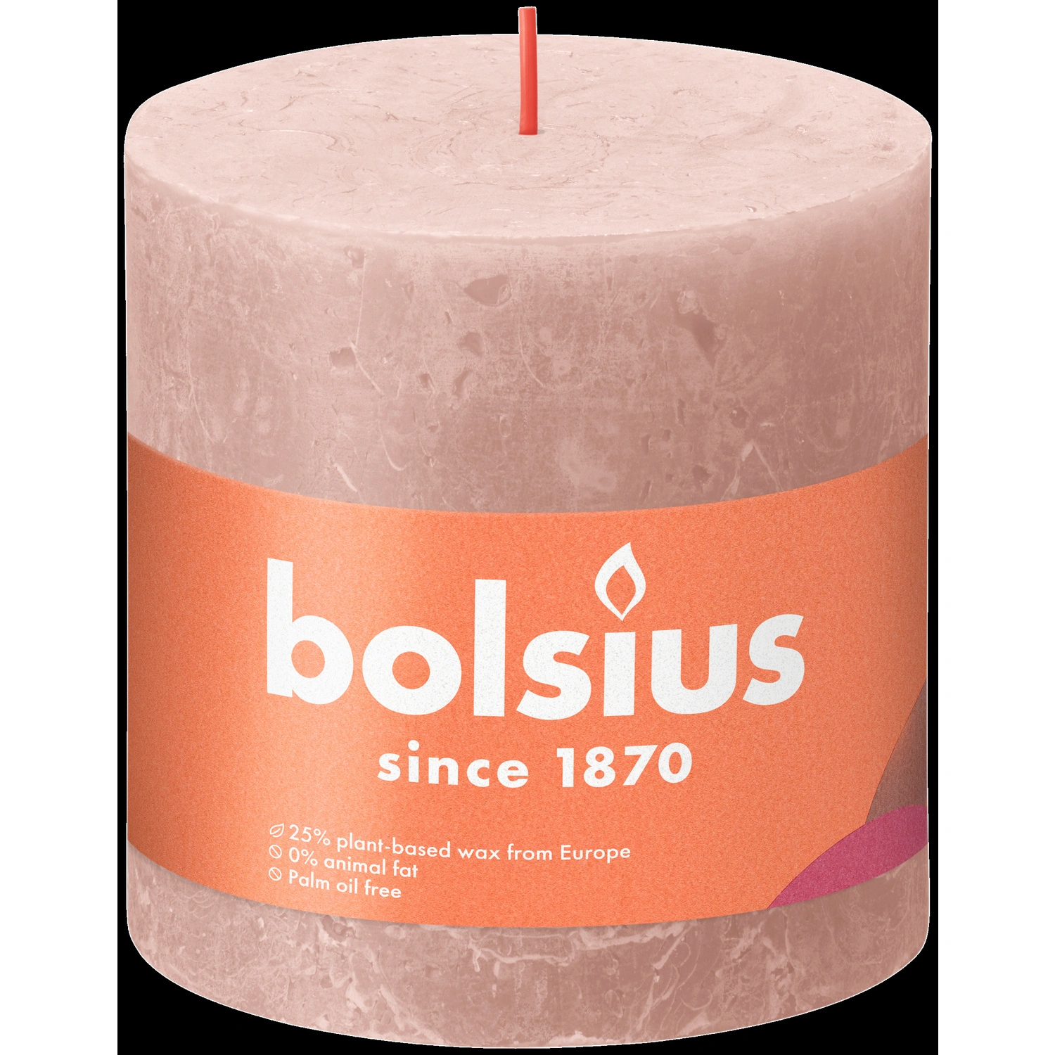 Stumpenkerze »Shine-Collection«, rosa