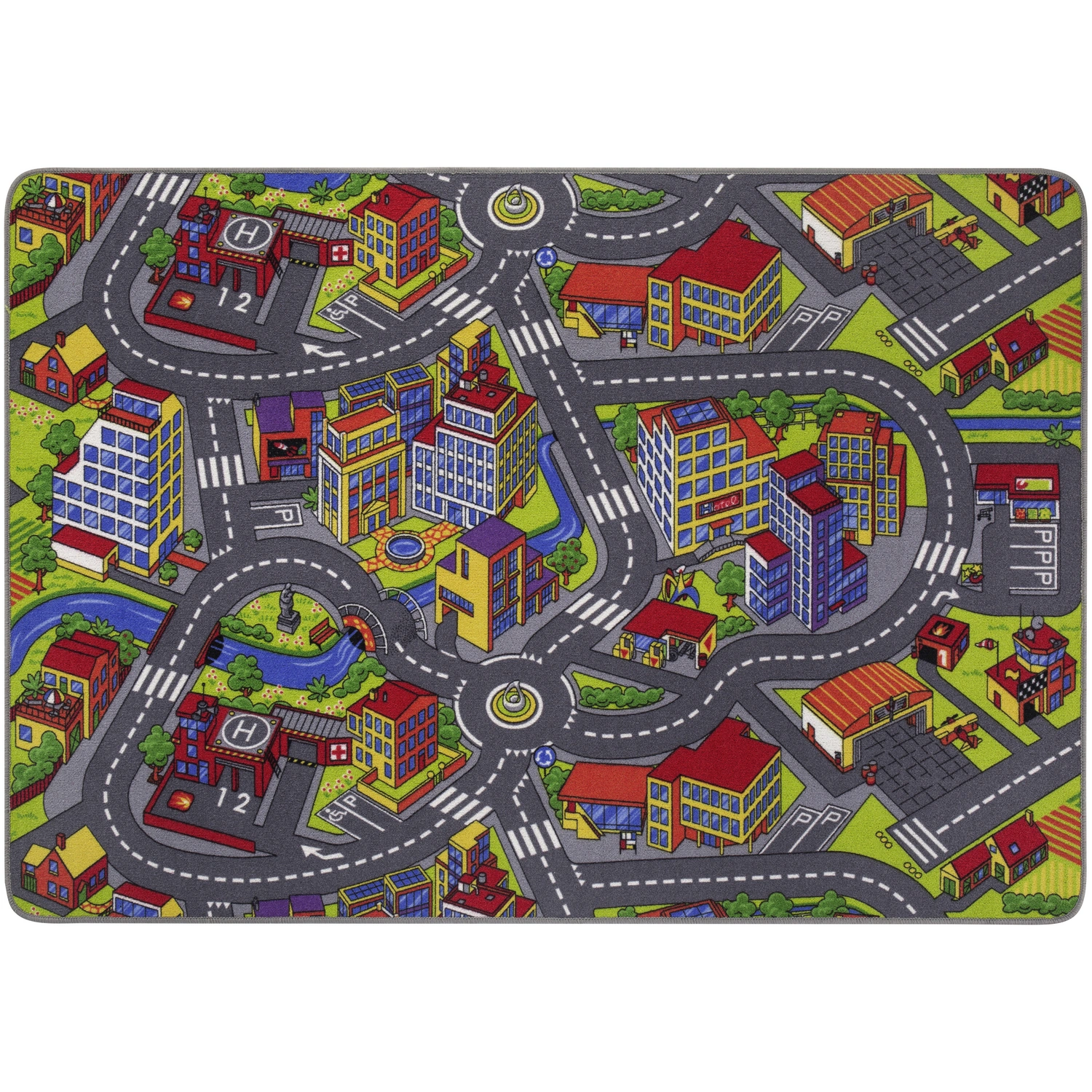 Teppich »Strasse«, BxL: 140 x 200 cm, bunt