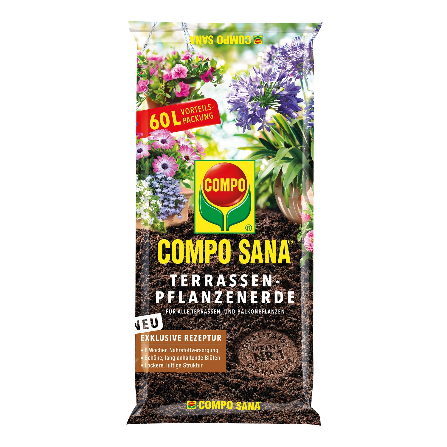 Terrassenpflanzerde »COMPO SANA®«, für Terrassenpflanzen