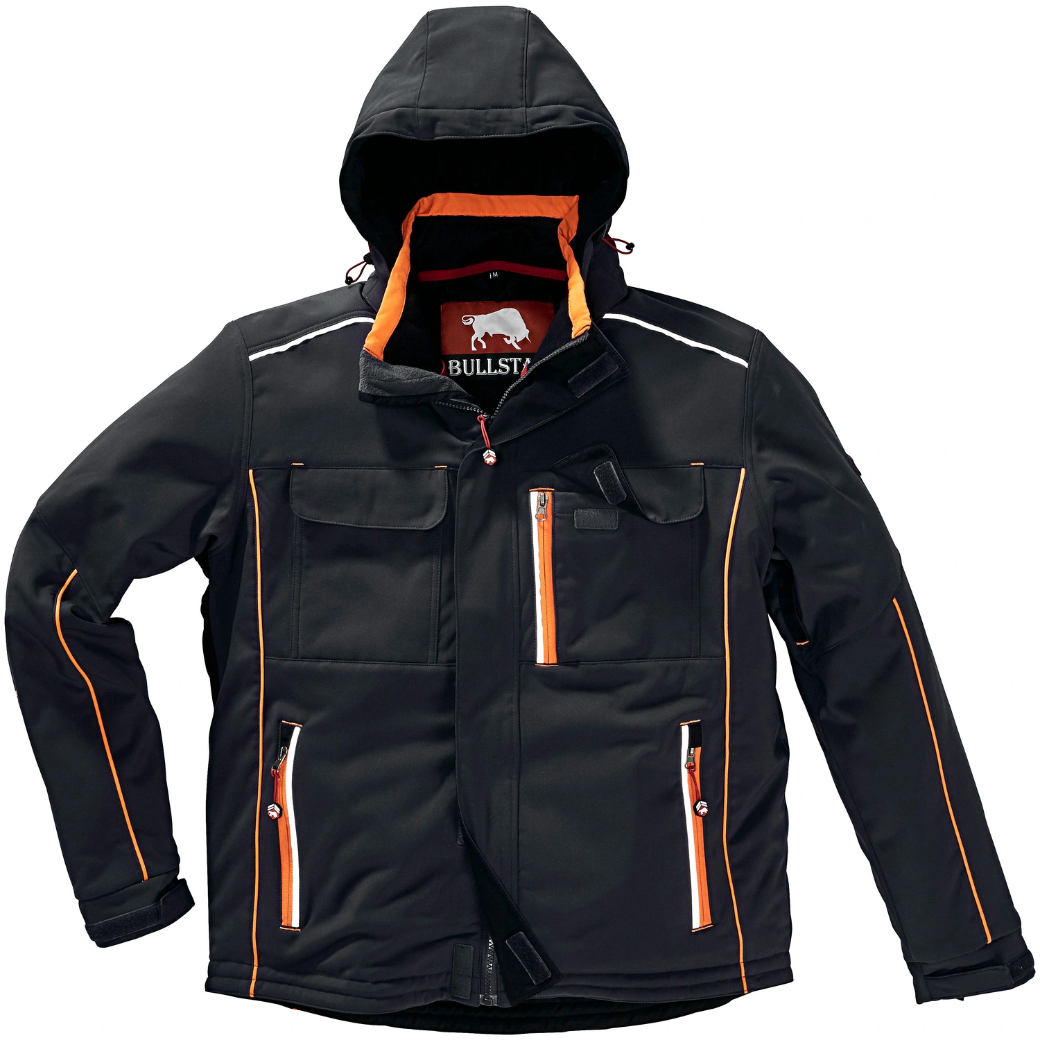 Thermo-Softshelljacke, grau, Polyester/Elastan, Gr. XXXL