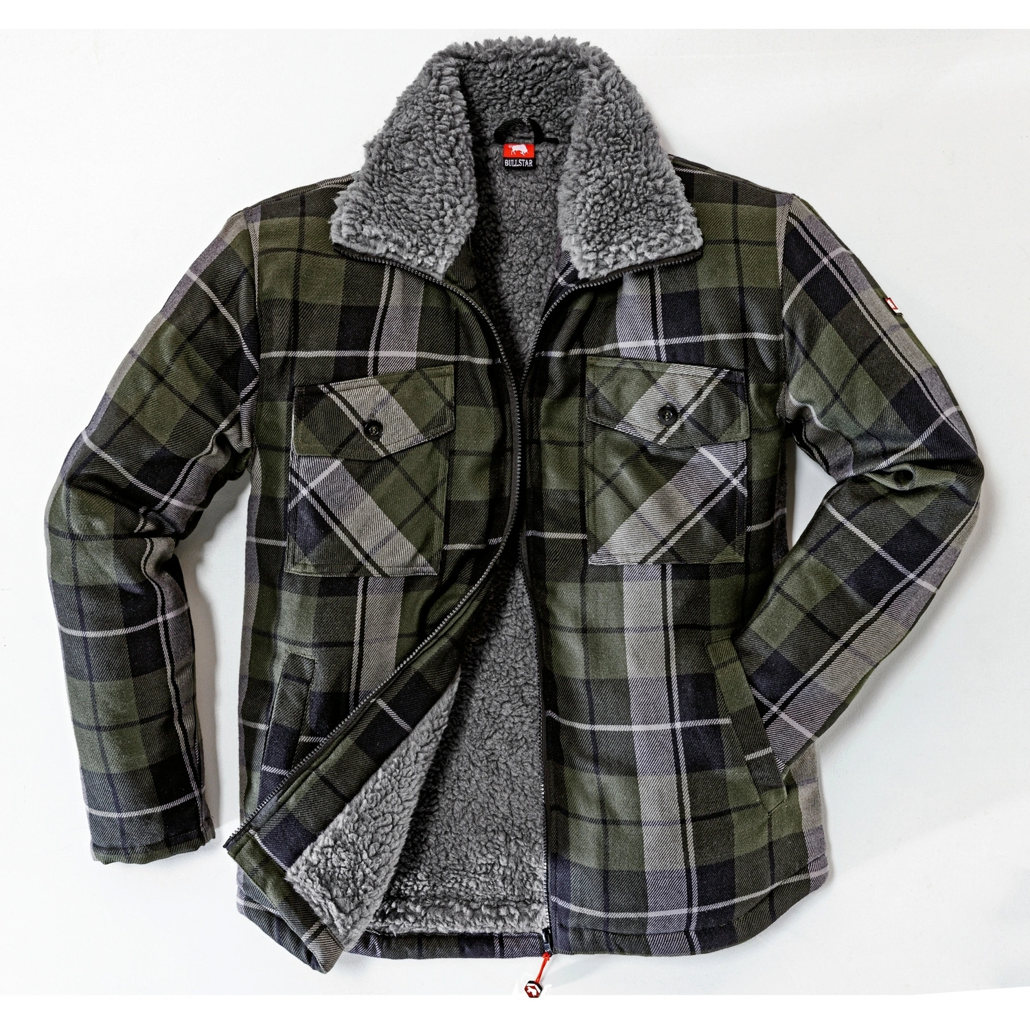 Thermojacke »Worxtar«, olivgrün/schwarz, Polyester