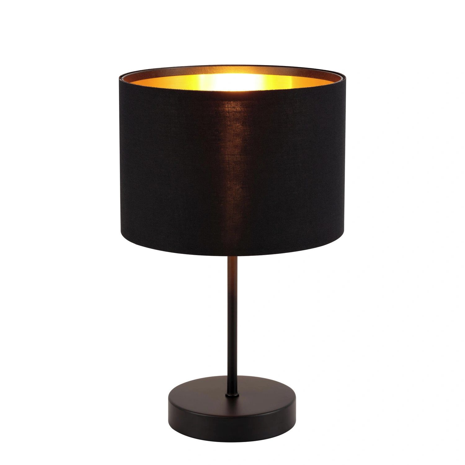 Tischlampe »Liperi«, E27, schwarz-goldfarben, H: 33 cm