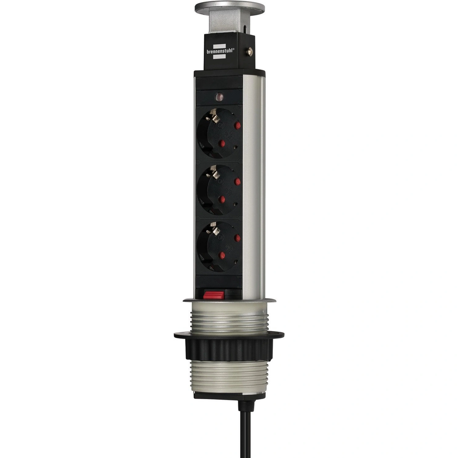 Tischsteckdosensäule »Tower Power«, schwarz, 230V