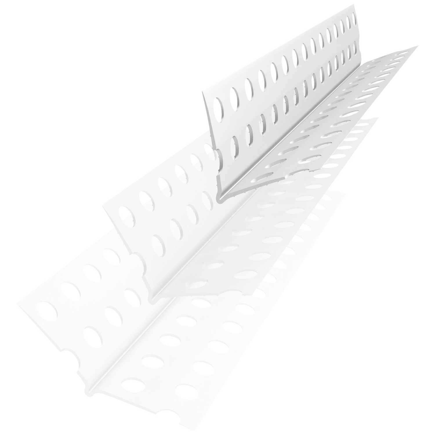 Trockenbauprofile, HxL: 15 x 1000 cm, Polyvinylchlorid (PVC)
